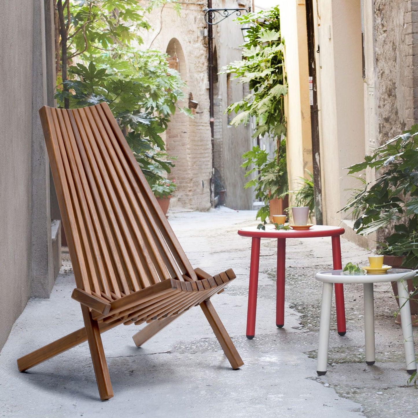 Cio Folding Wood Chair