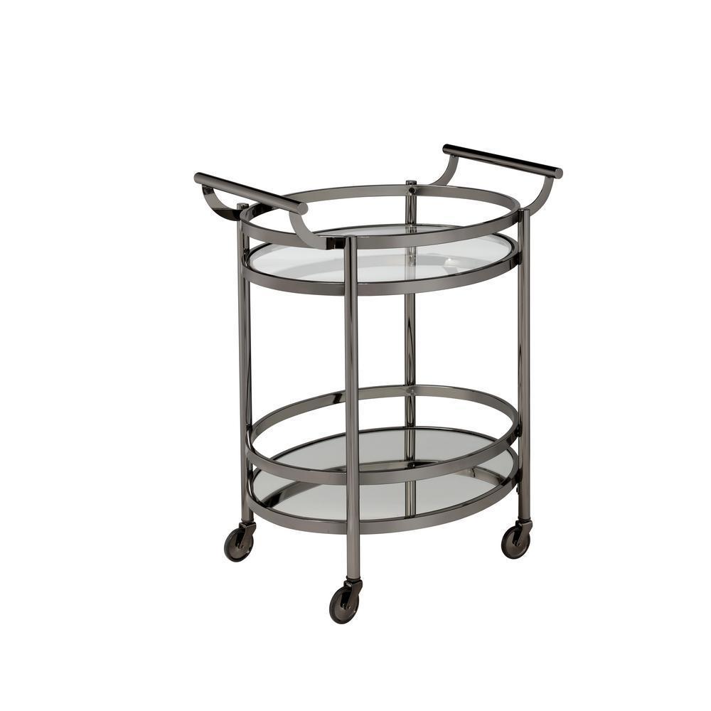 Roslyn Bar Carts - Black