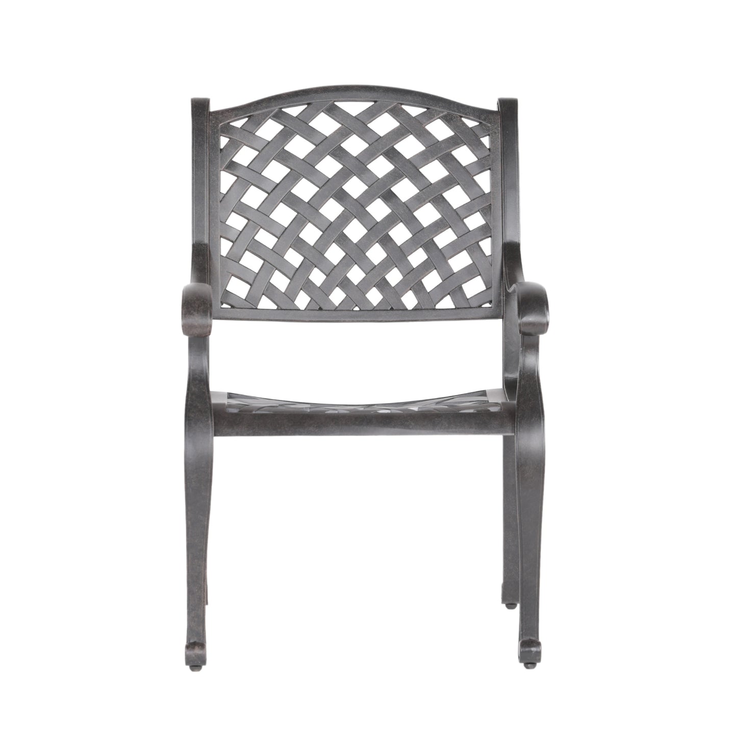 Mico Patio Dining Armchair With Cushion - Brown