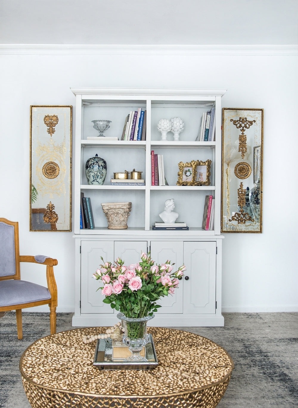 Onera Cabinet Credenza - White