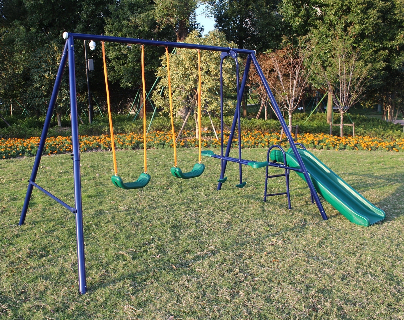 Rainbow Adventure Swing Set