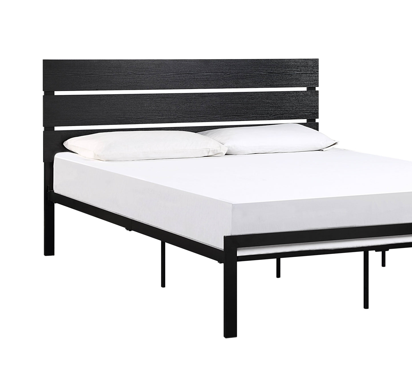 Willow Contemporary Full Size Bed - Black