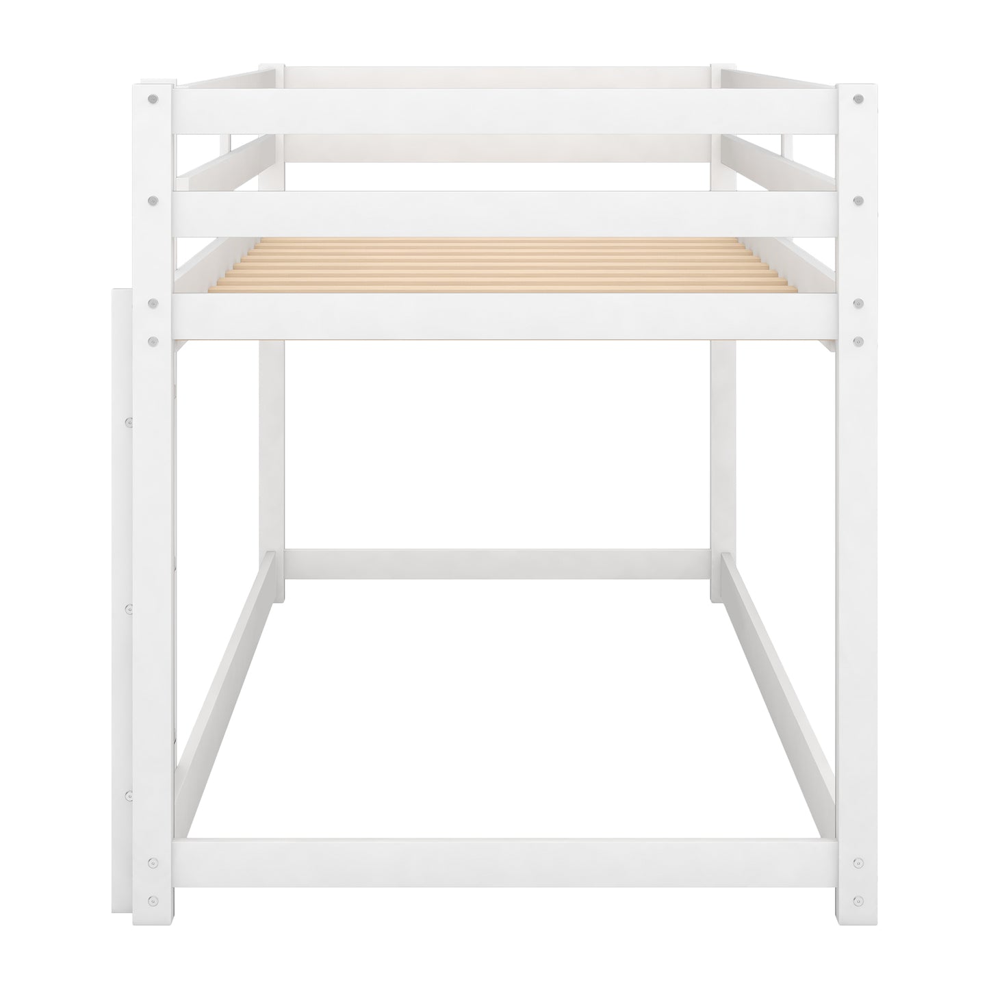 Cloud Haven Twin Bunk Bed - White