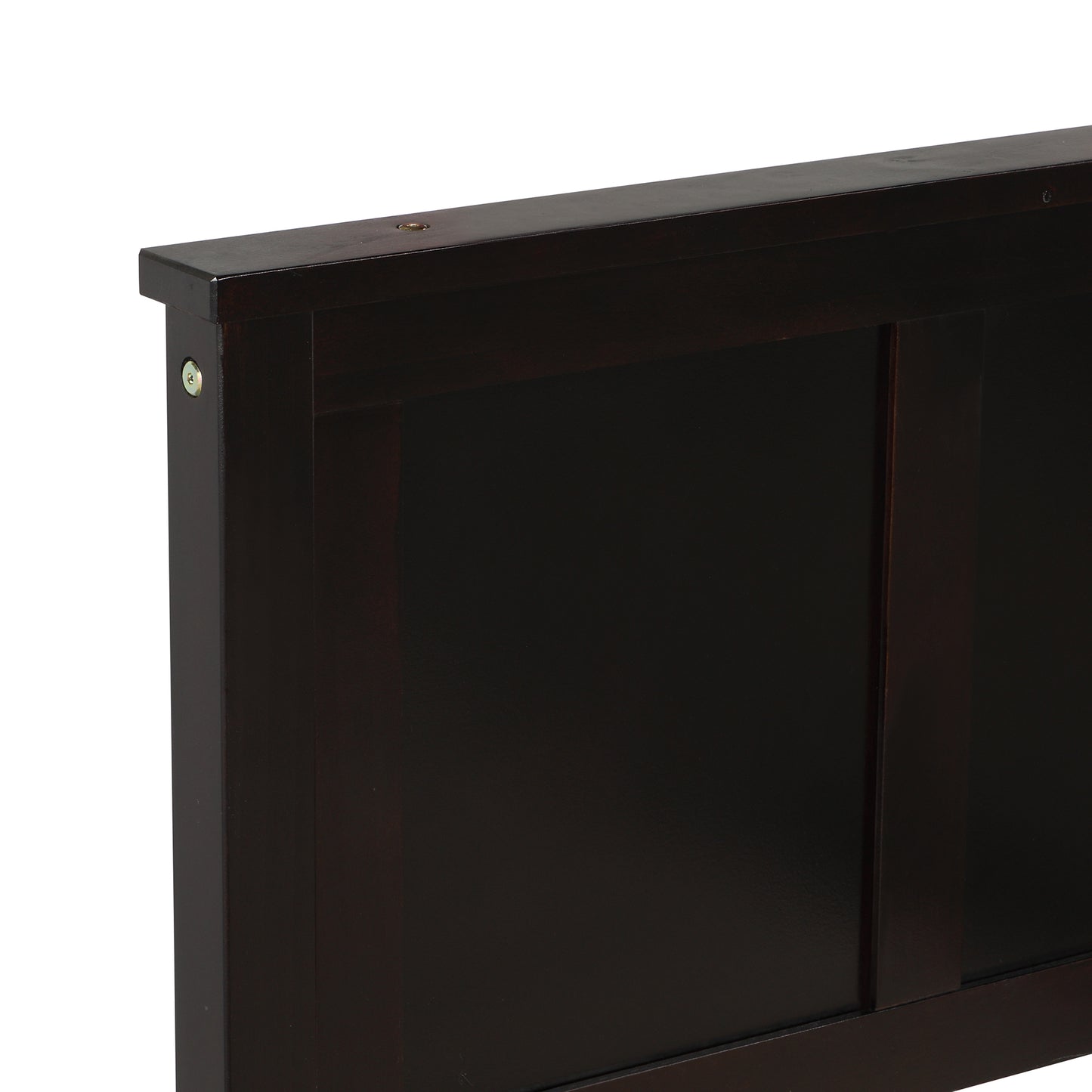 Iso Twin Size Platform Bed with 2 under-bed drawers - Espresso