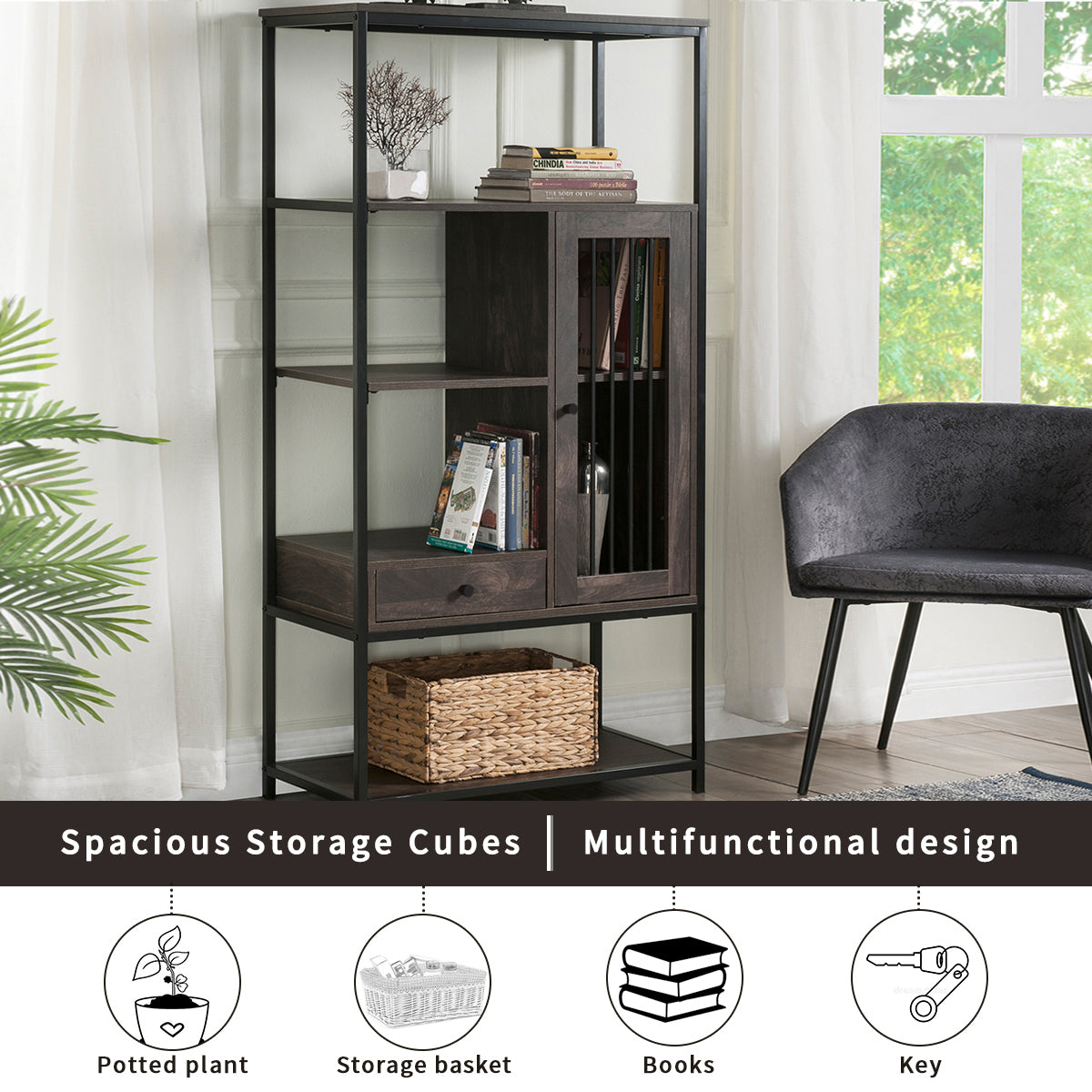 Vintage Manor Bookcase