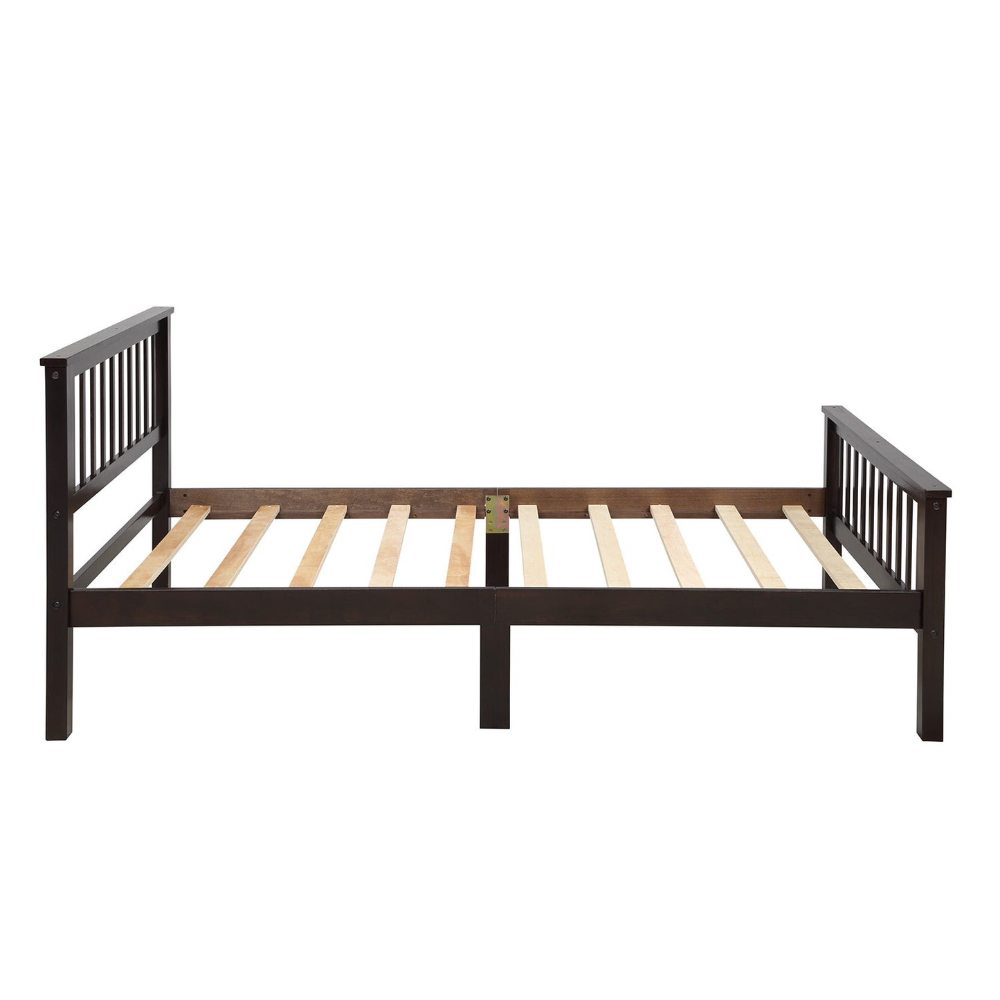 Elegant Dreams Twin Espresso Bed
