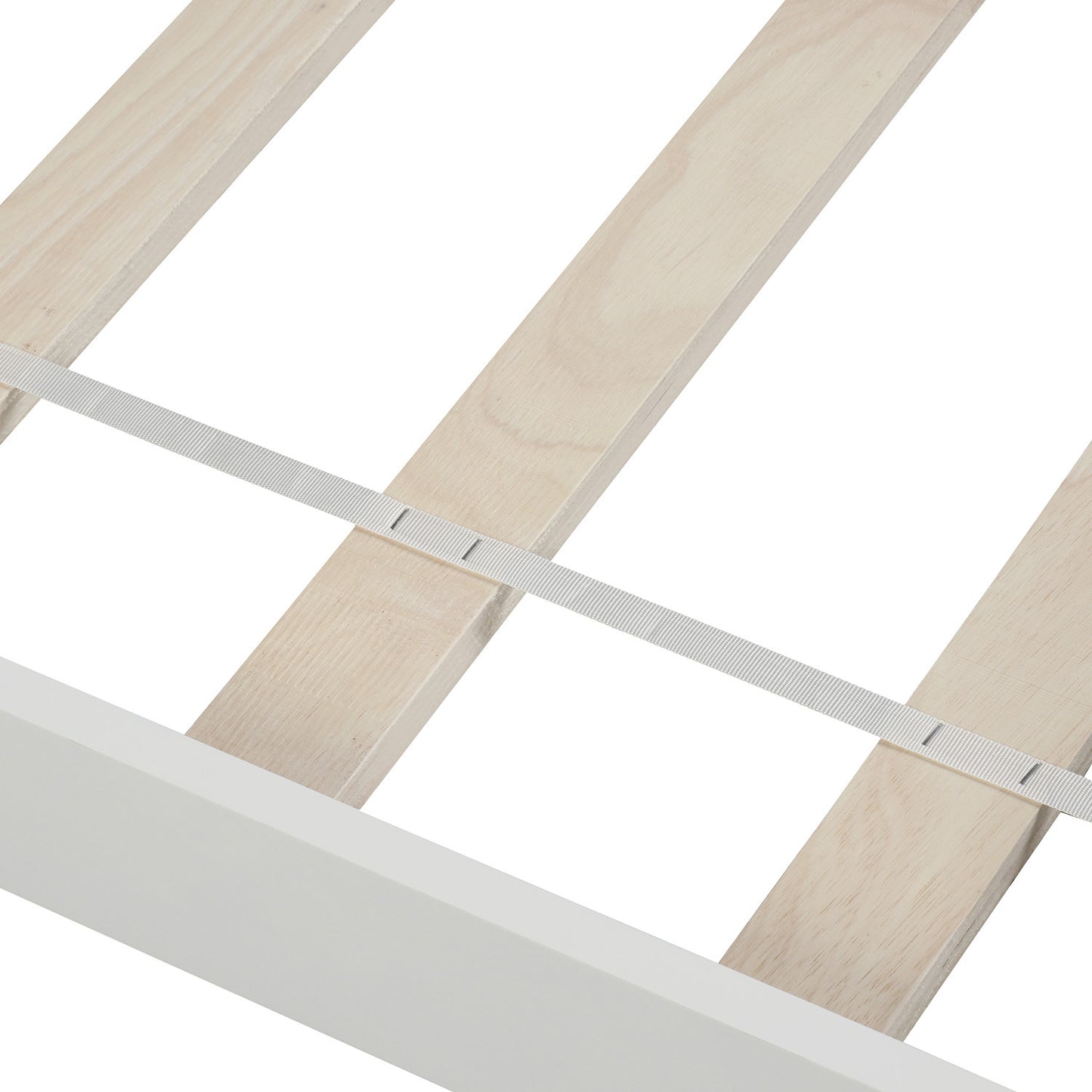 White Dreamwood Twin Platform Bed