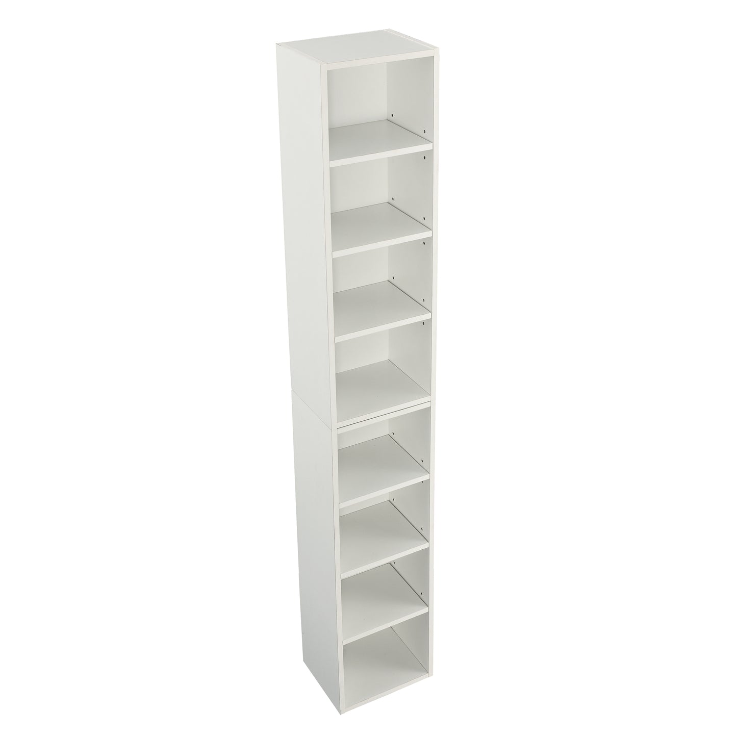 Slim Storage Cabinet - White