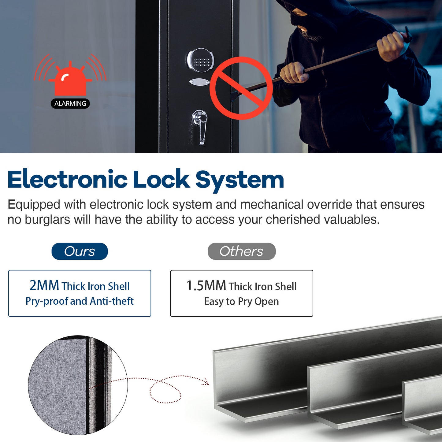Digital keypad Gun Cabinet