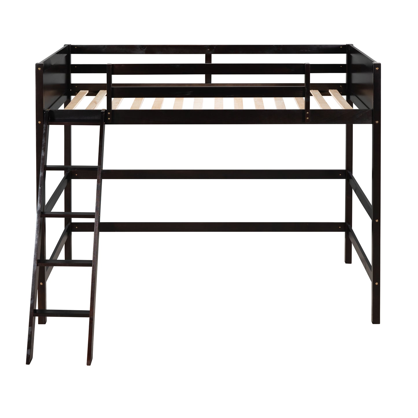 ElevateDreams Twin Loft Bed - Espresso Elegance
