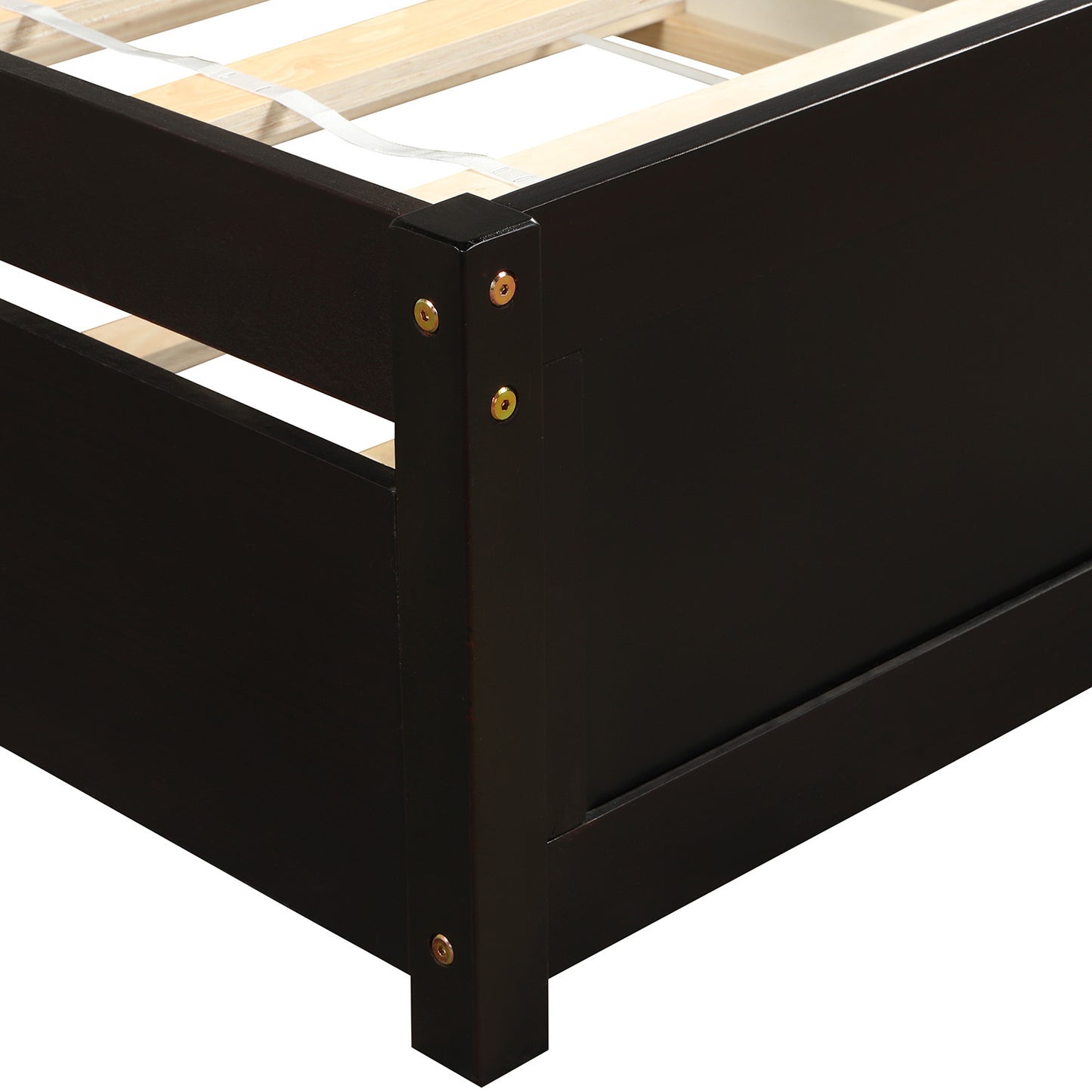 Elegant Dreamwood Twin Trundle Bed