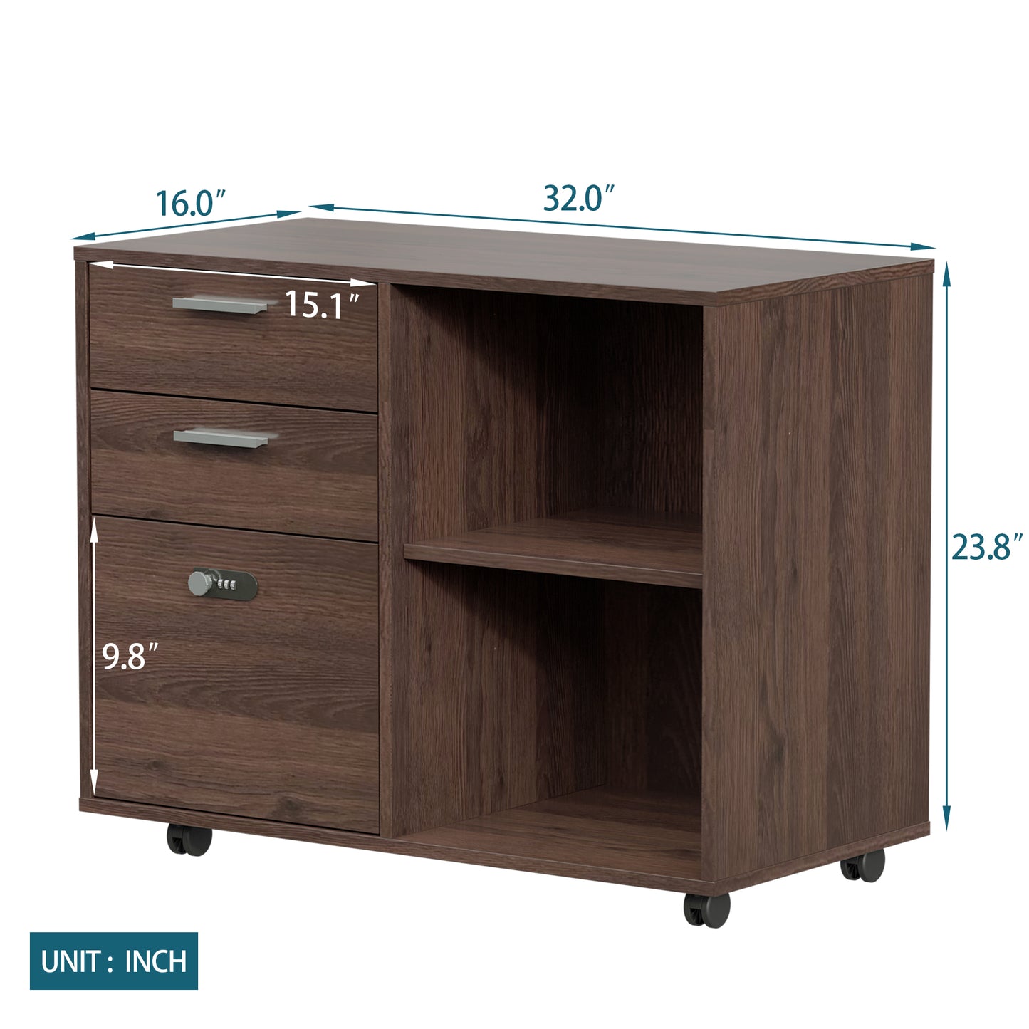 Smart File Cabinet With Coded Lock