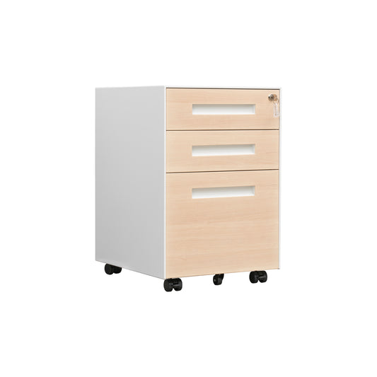 Compact 3 Drawer Mobile File Cabinet - Chery