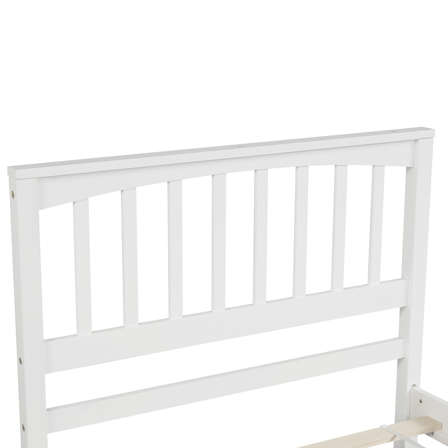 White Dreamwood Twin Platform Bed