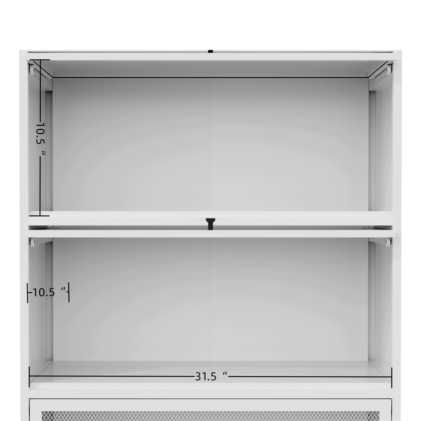 3-Tier Buffet Cabinet  - White
