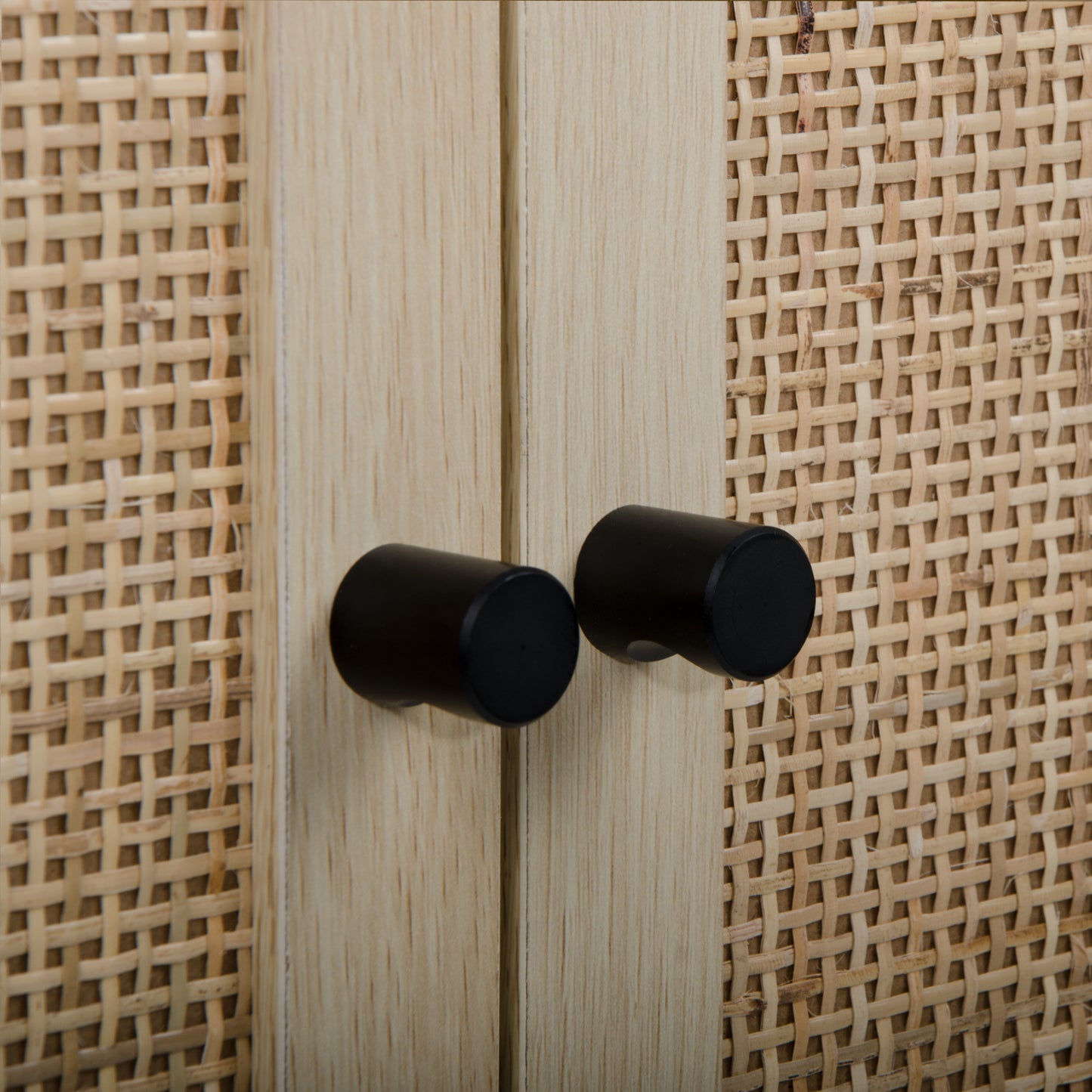 Rattan Haven 2 Door Cabinet - Natural