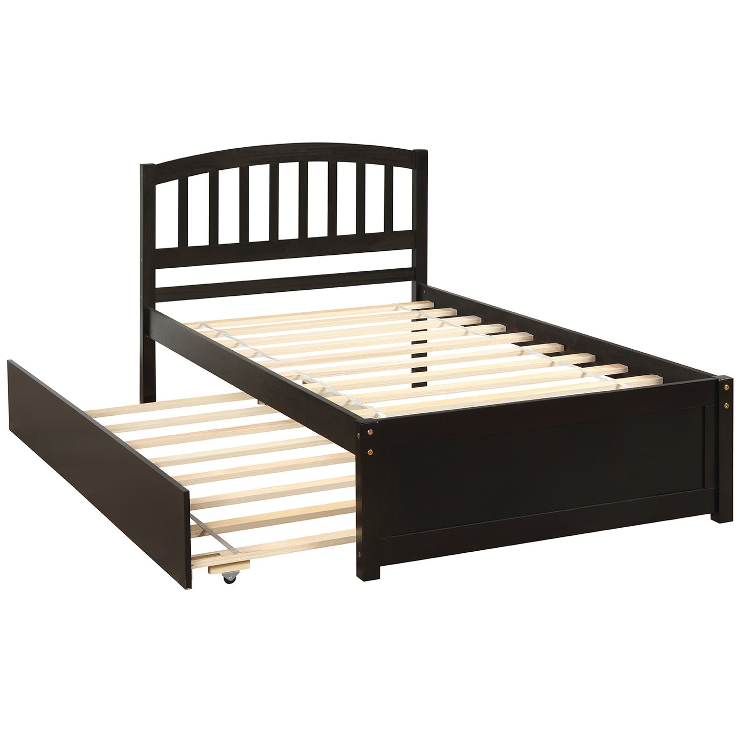 Elegant Dreamwood Twin Trundle Bed