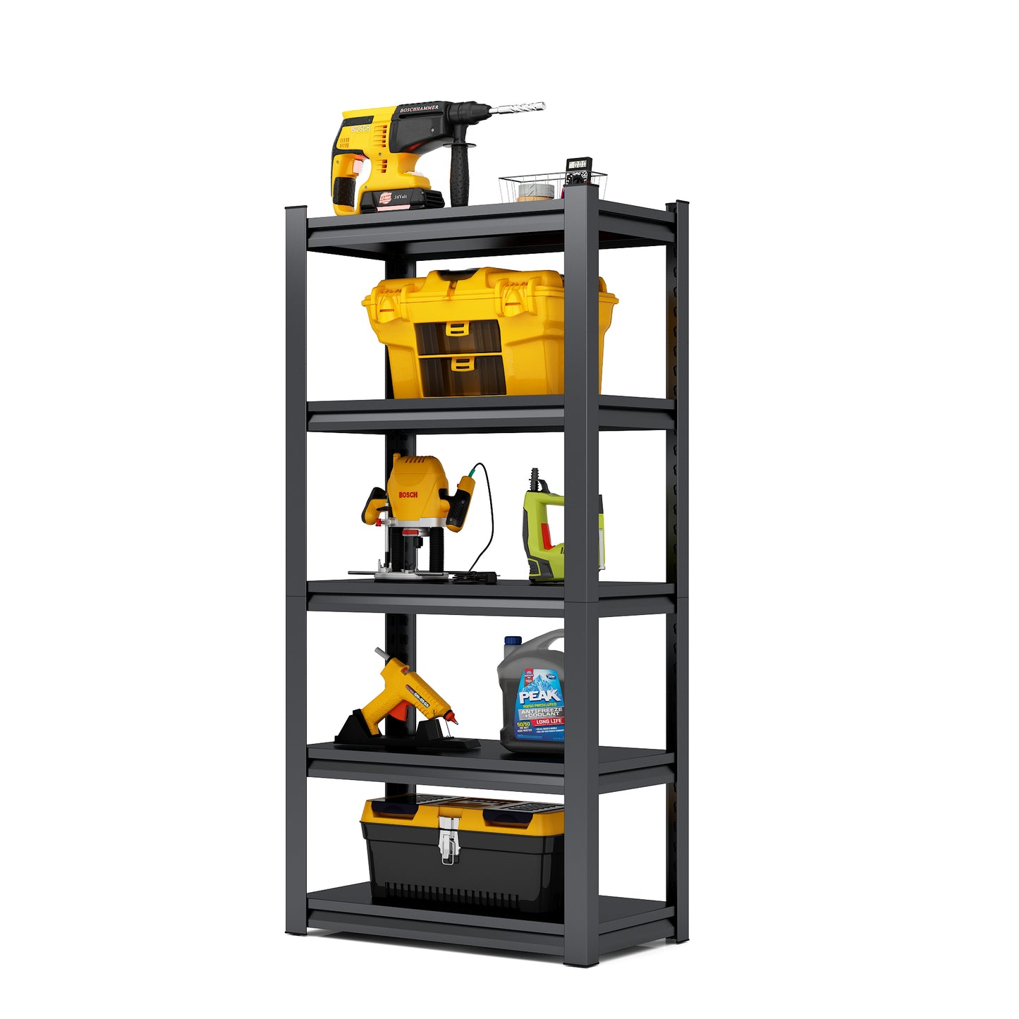 Adjustable Metal Shelving Storage Solution