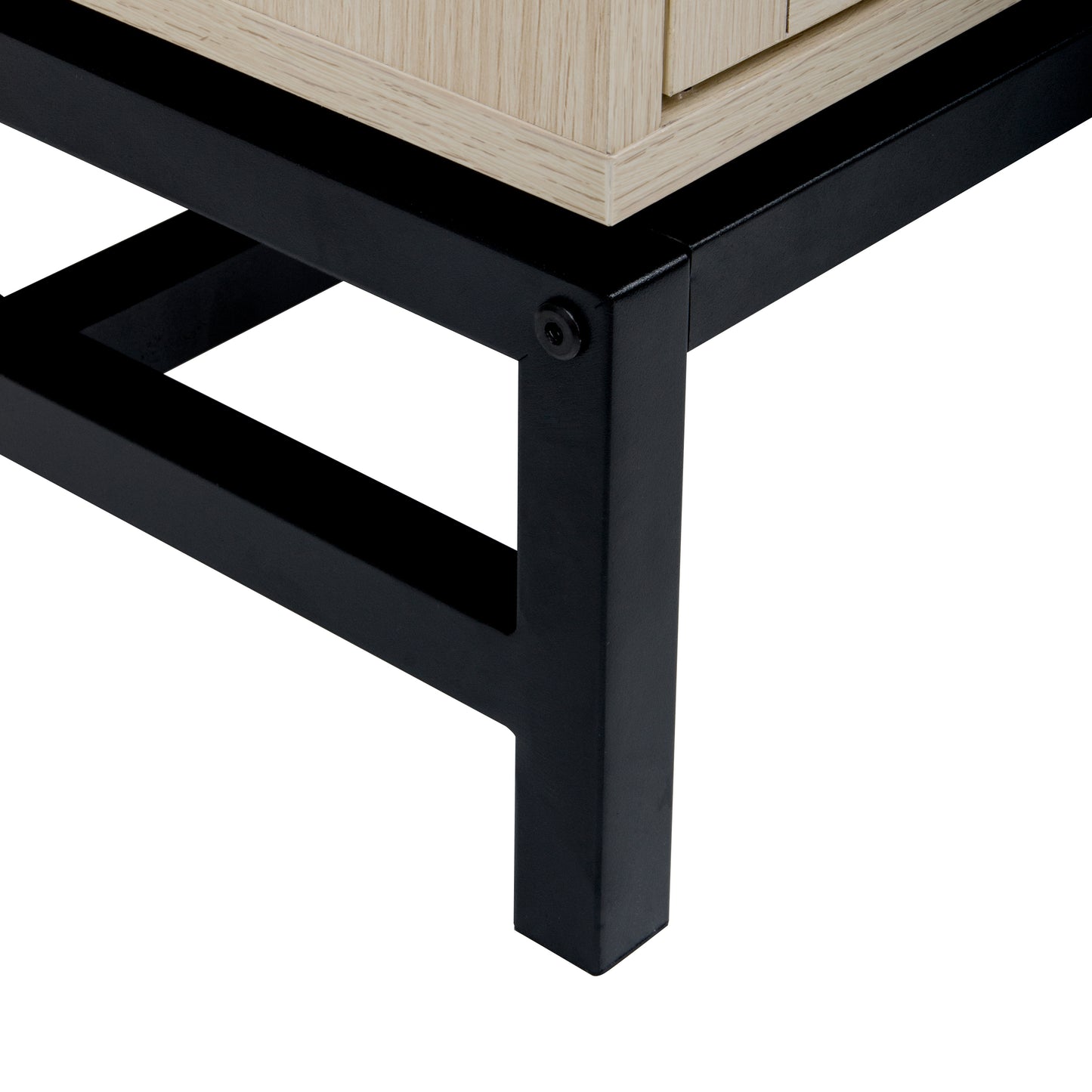 Rattan Haven 2 Door Cabinet - Natural