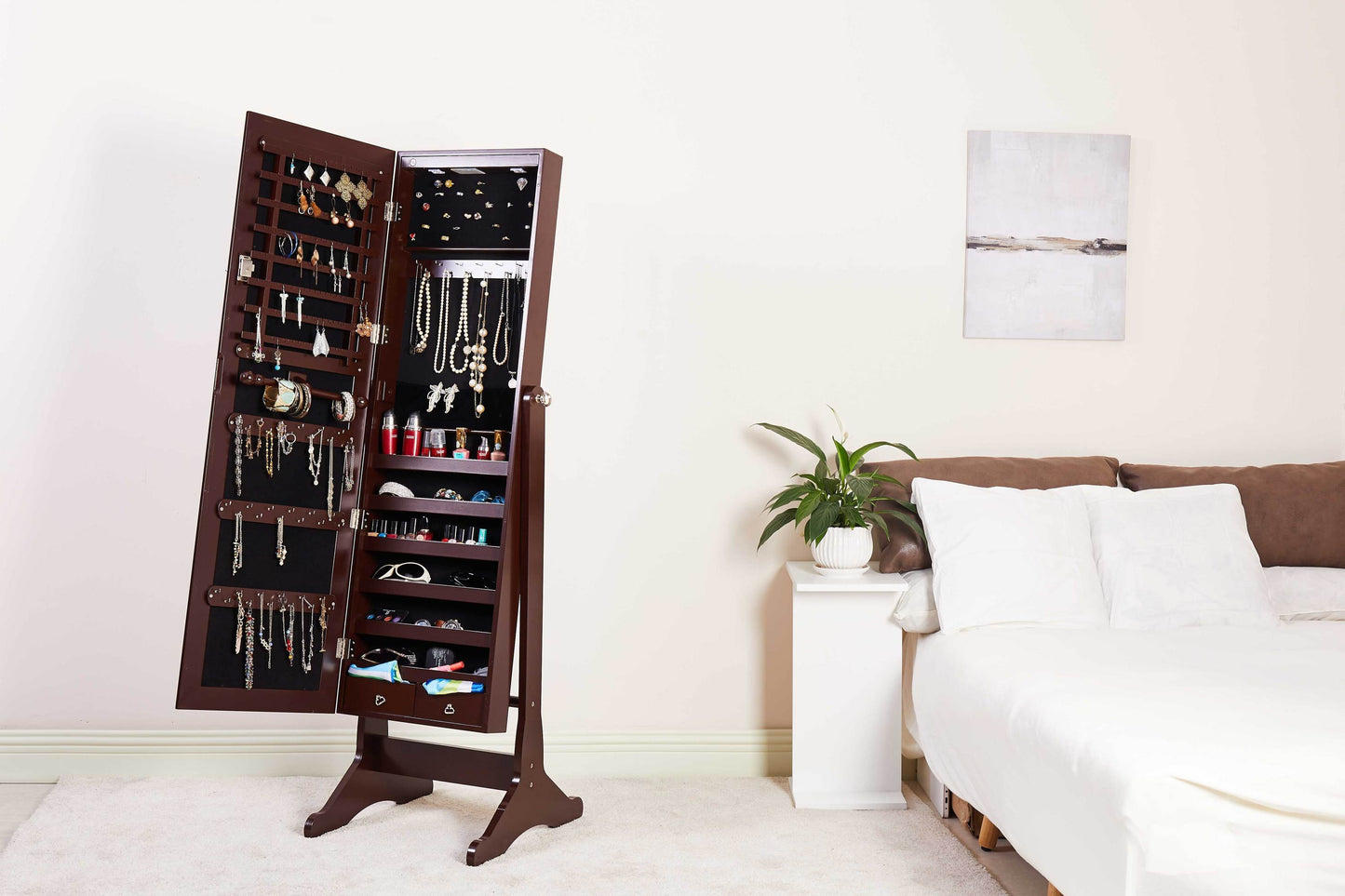 EleganceGlow Jewelry Cabinet
