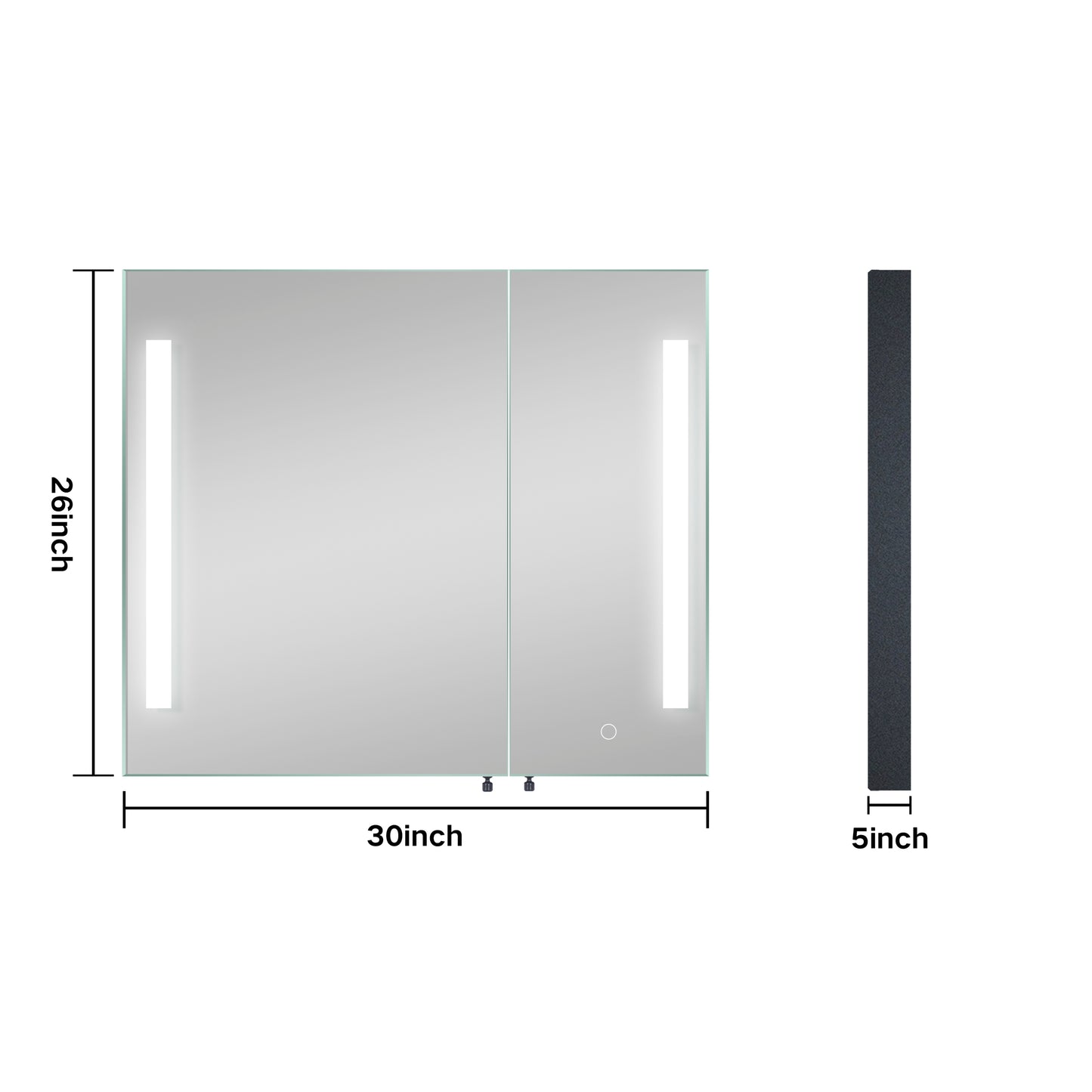 Elegant Reflections LED Medicine Cabinet