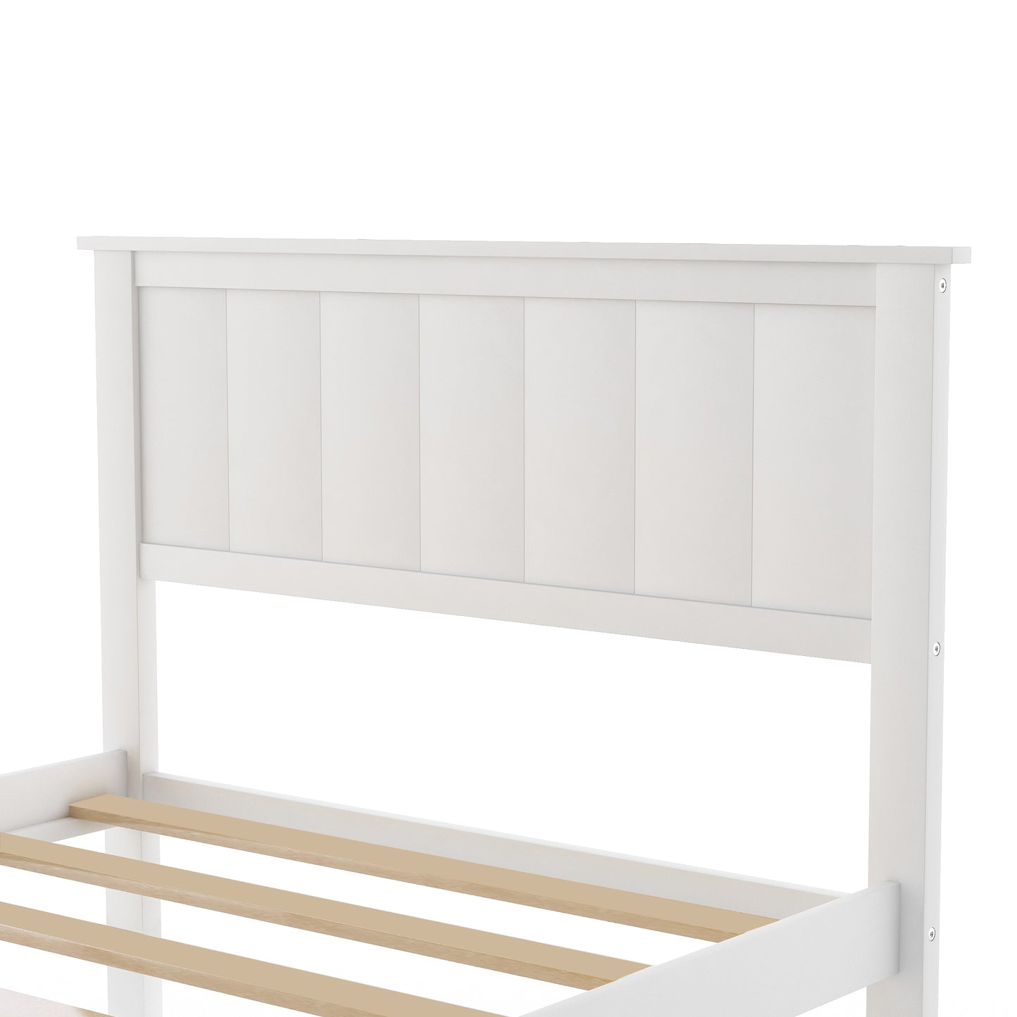 White Haven Twin Platform Bed with Storage Drawer