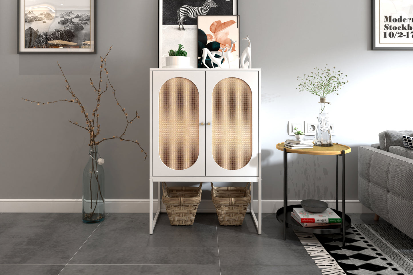 Rattan Haven Cabinet