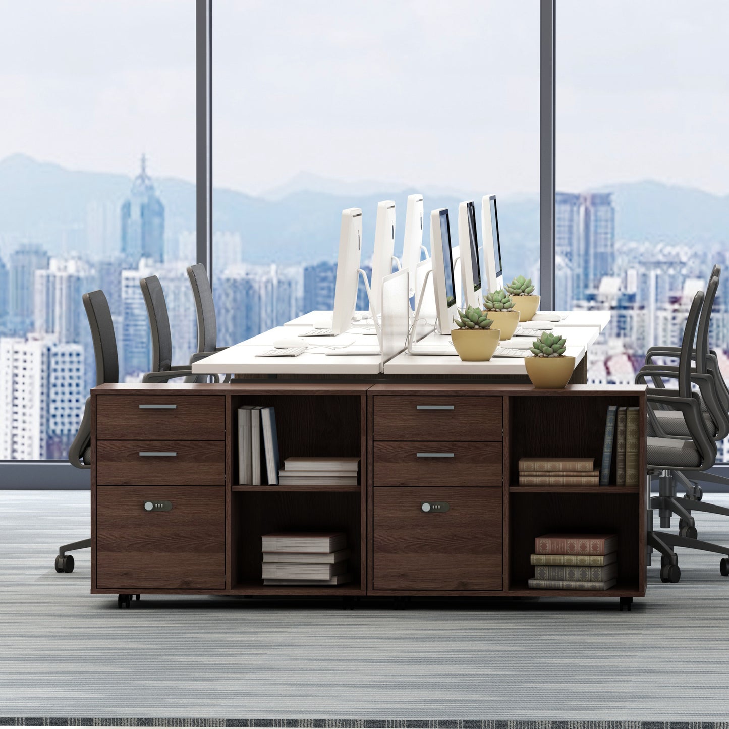 Smart File Cabinet With Coded Lock