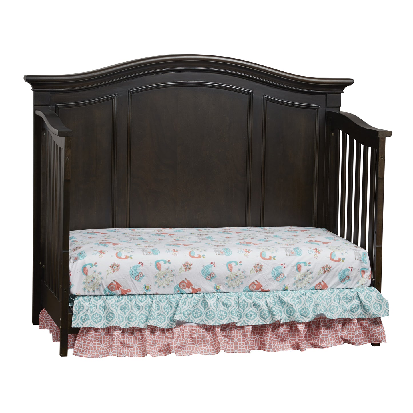 Charcoal Brown Haven 4-in-1 Convertible Crib