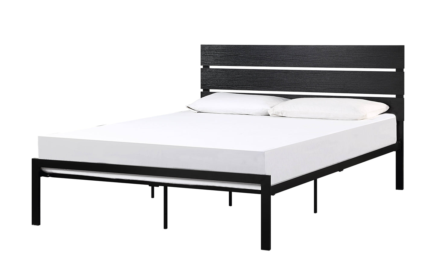 Willow Contemporary Full Size Bed - Black