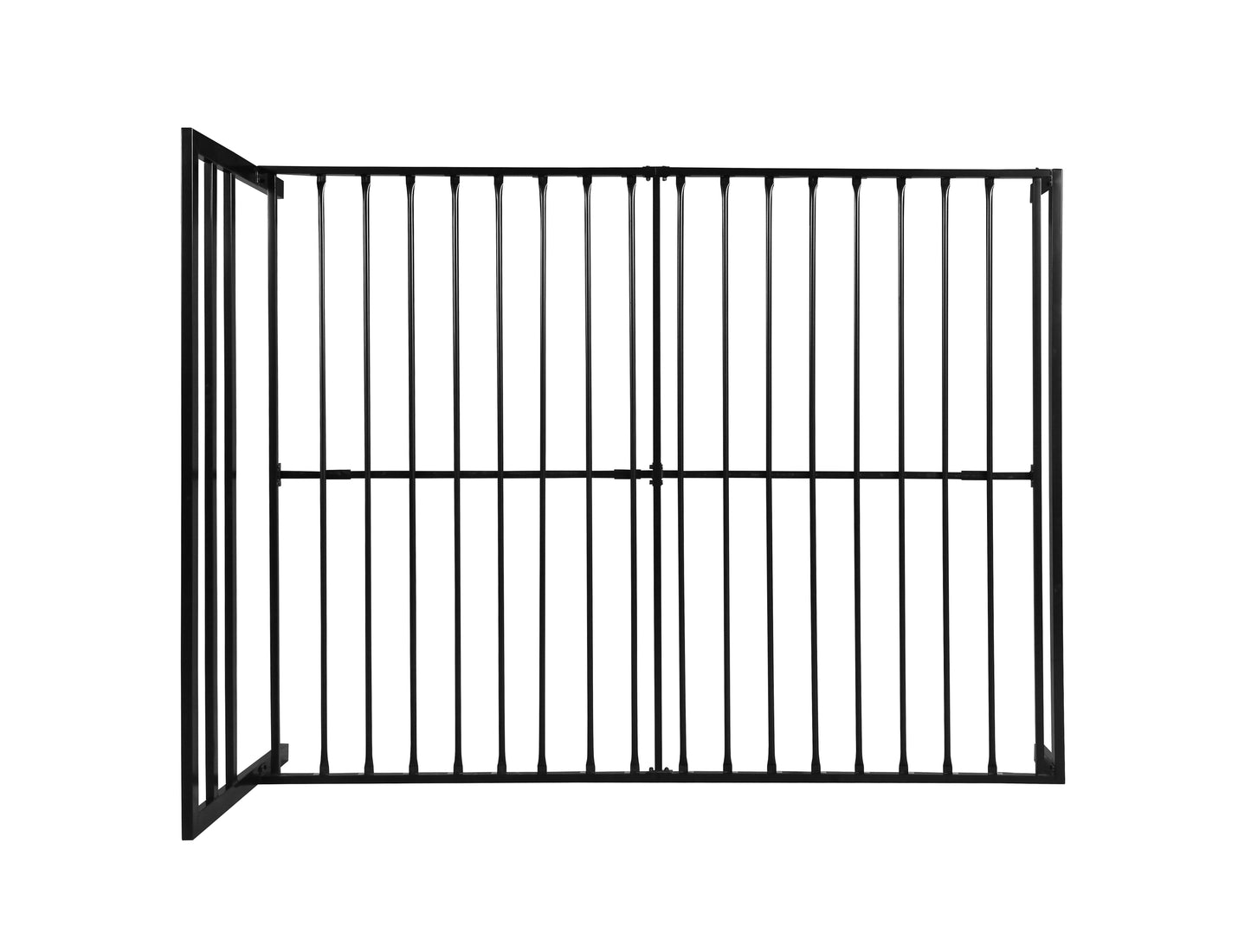 Zaker Queen Size Platform Metal Bed Frame - Black