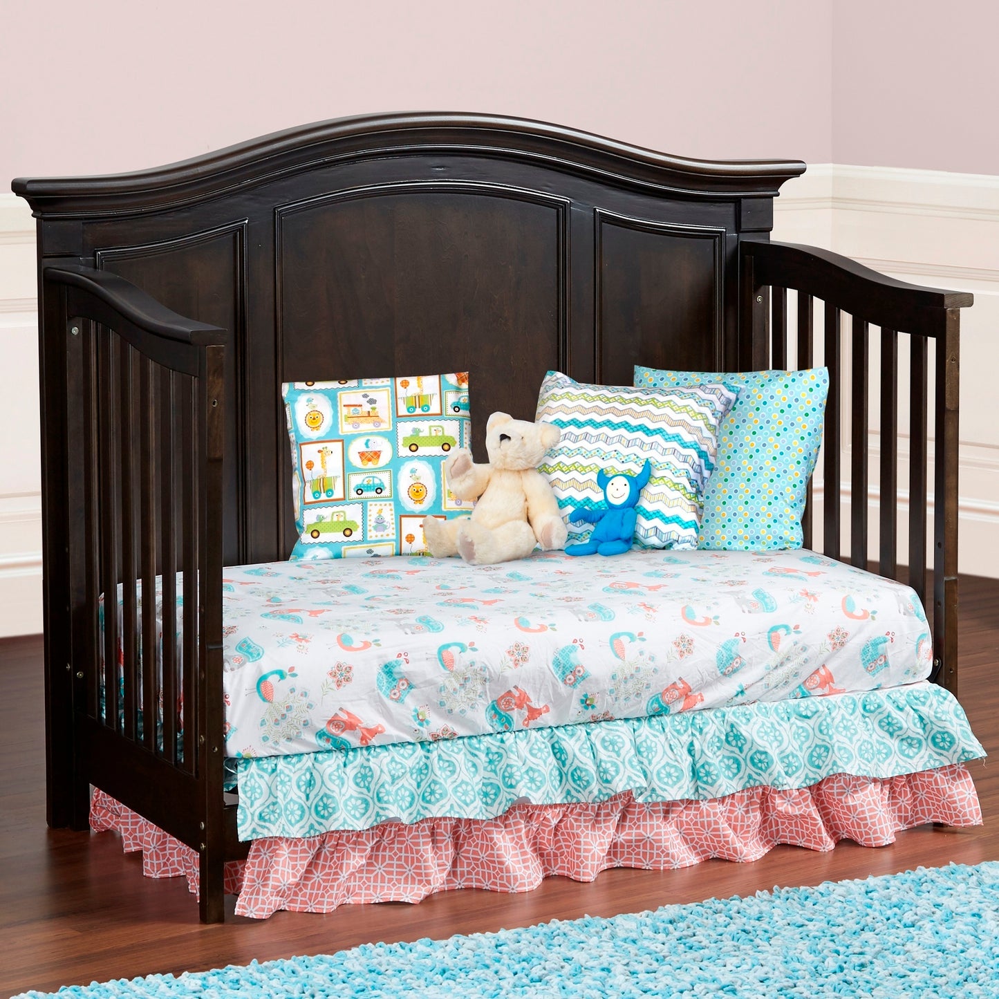 Charcoal Brown Haven 4-in-1 Convertible Crib