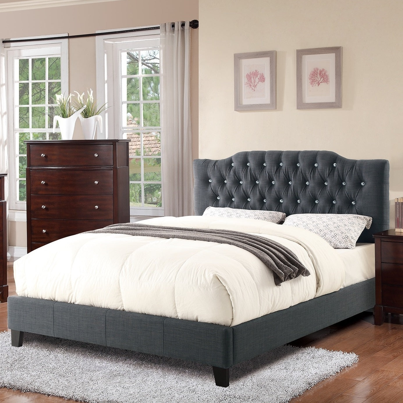 Elegant Azure Bliss Full Size Bed