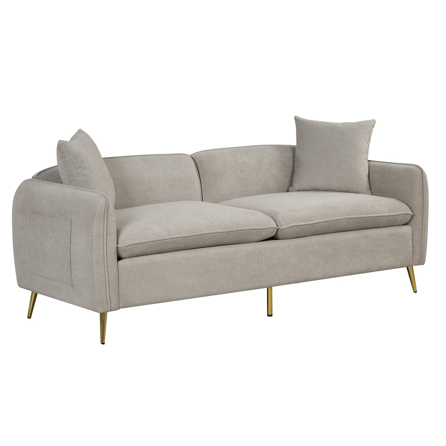 Elegant Comfort Velvet Sofa Set