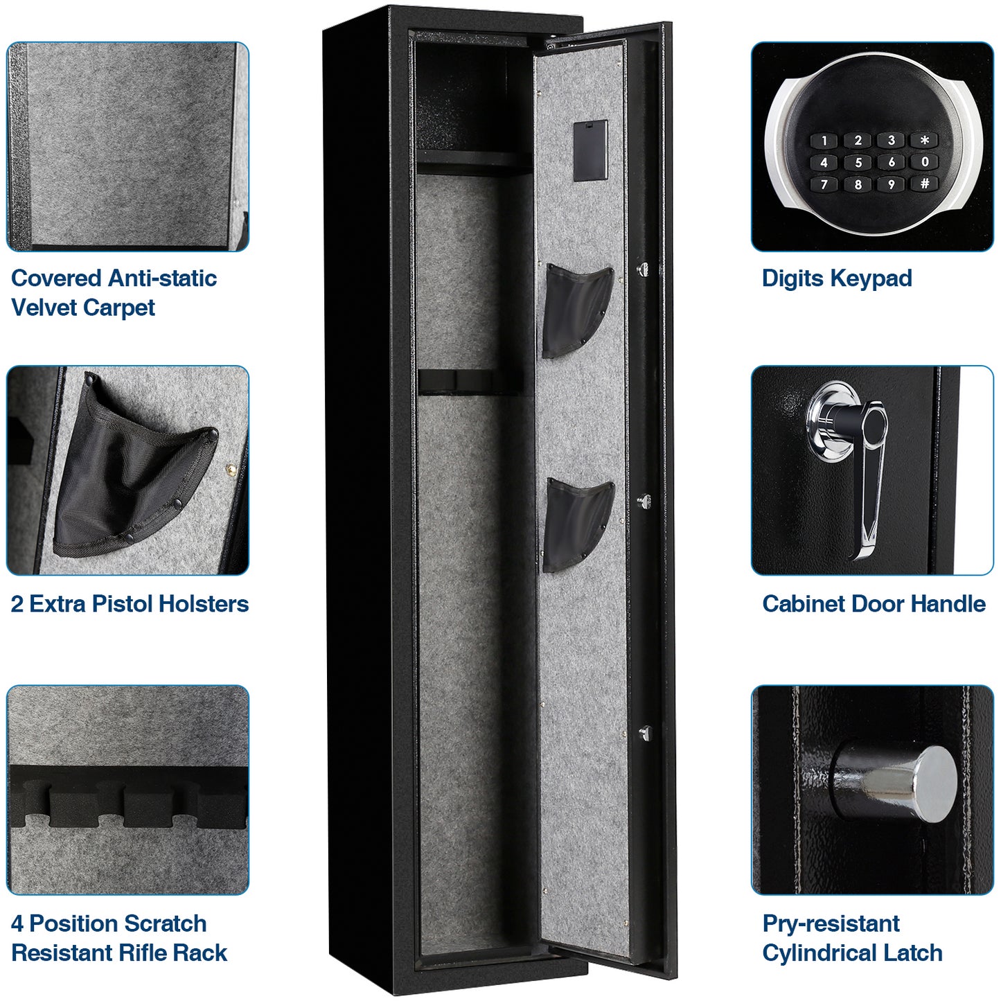 Digital keypad Gun Cabinet