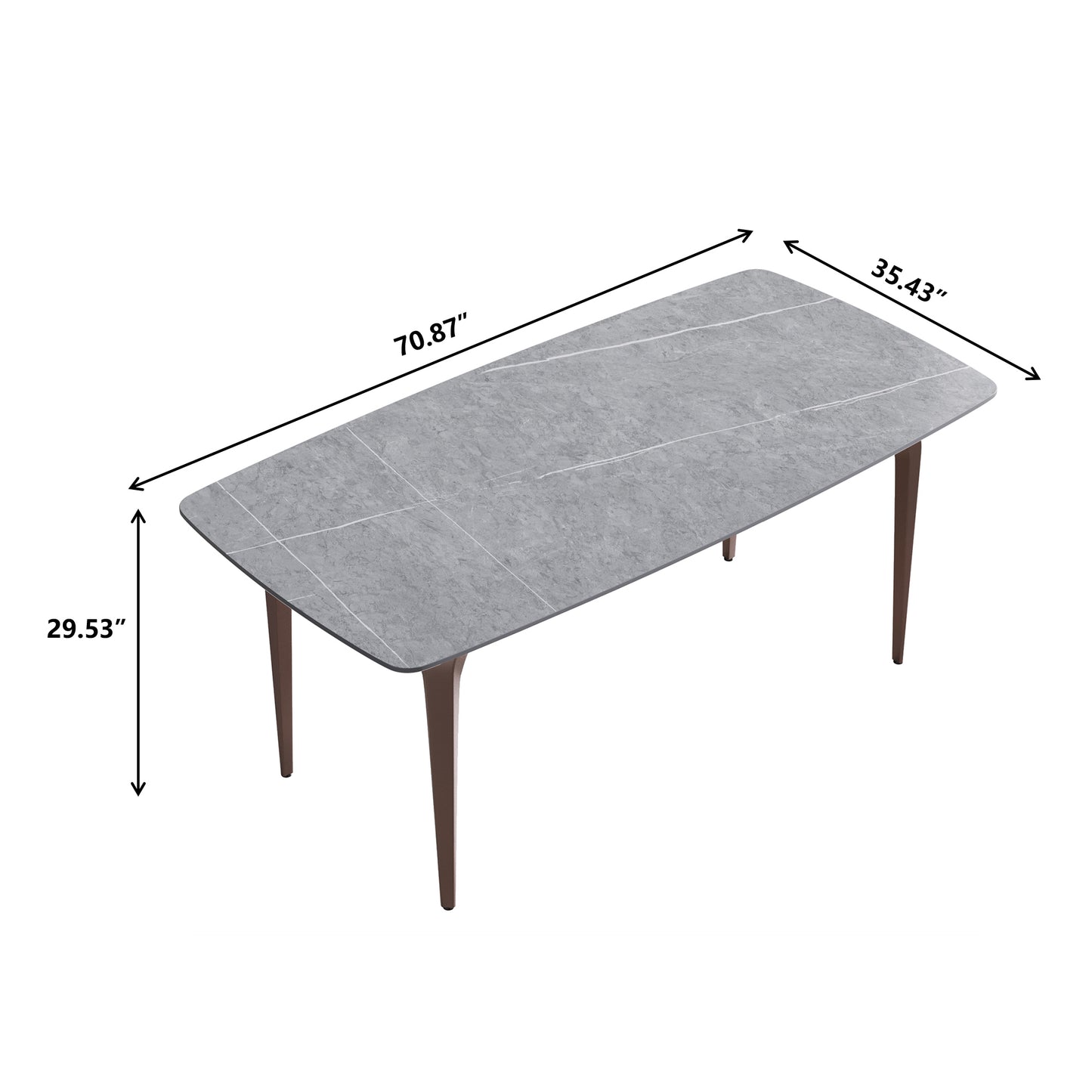 Elegant Curve Dining Table