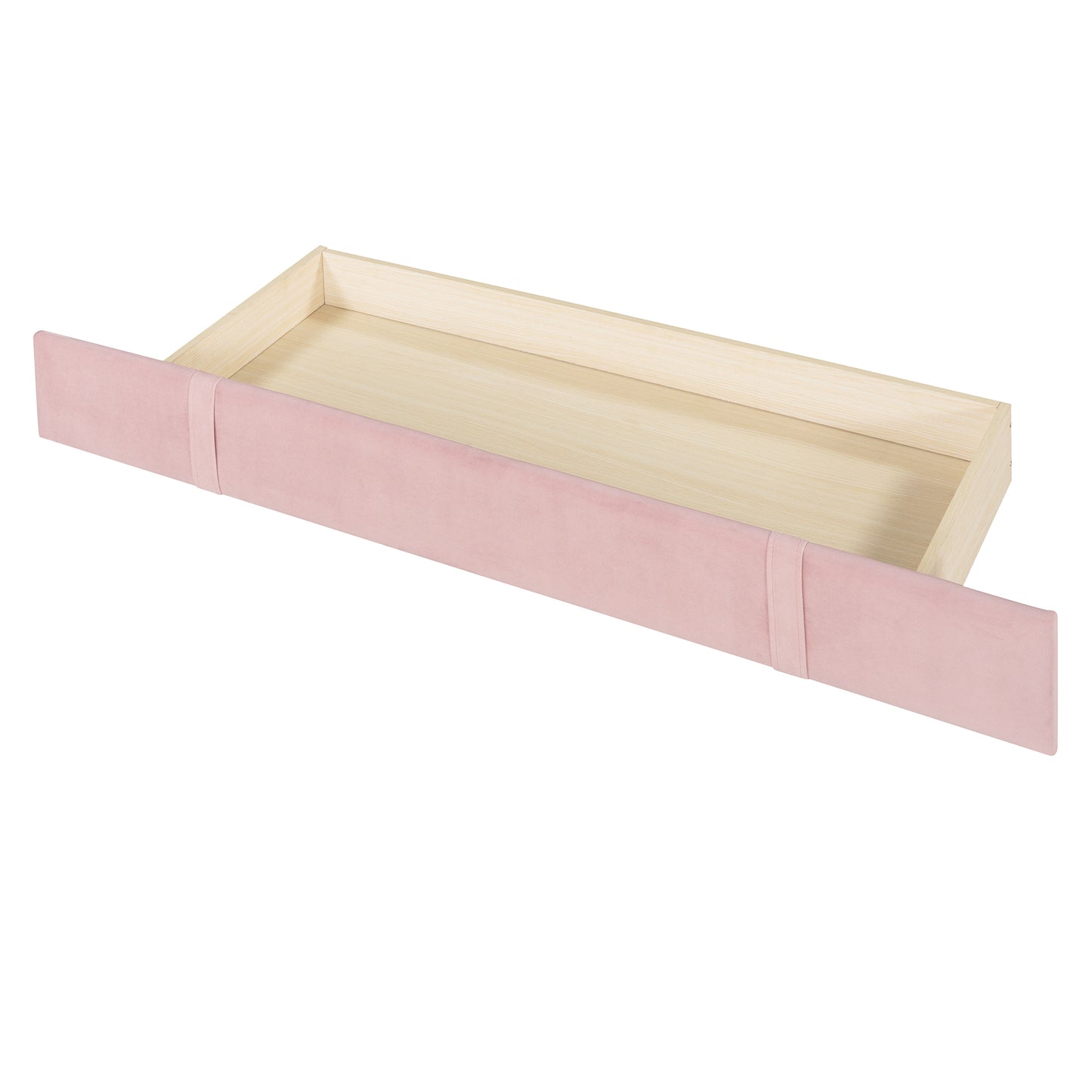 Regal Queen Size Velvet Storage Bed - Pink