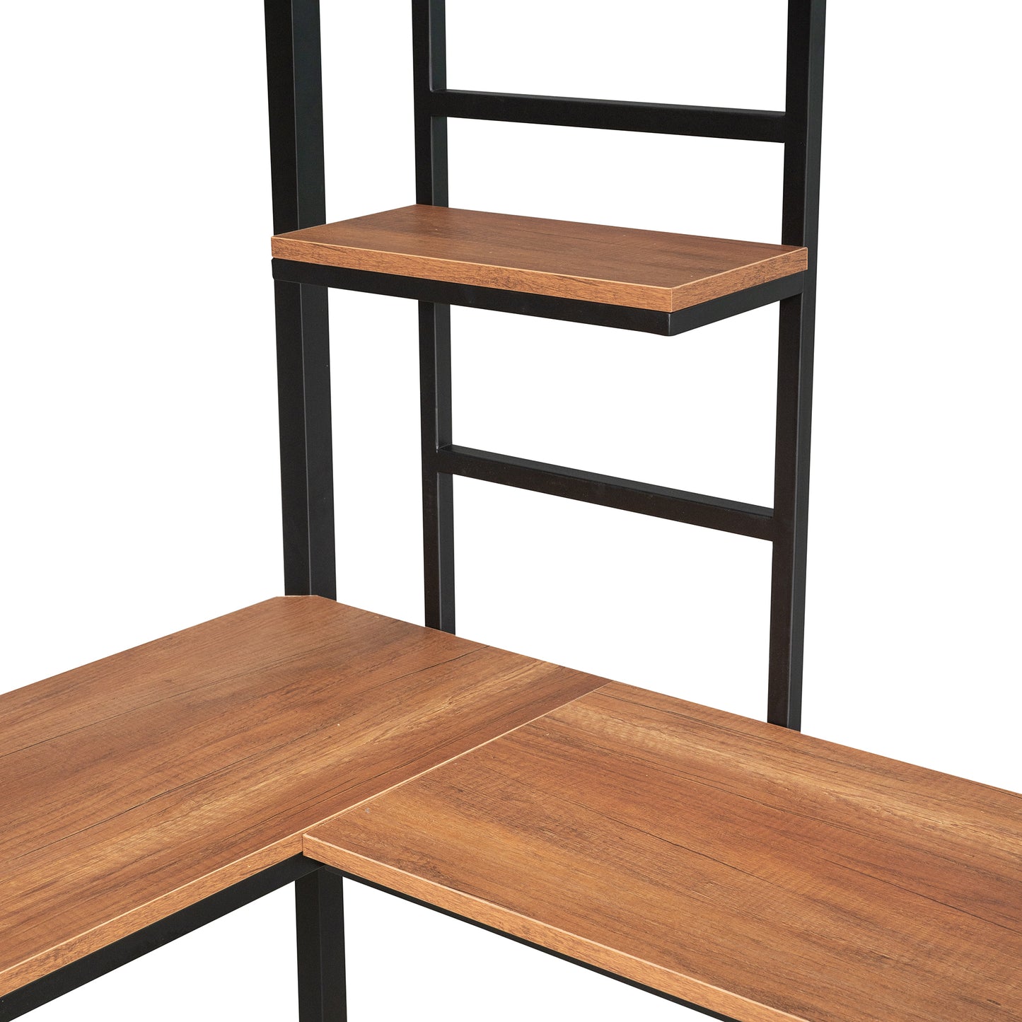 Venetian Vista Loft Bed With Desk -Black