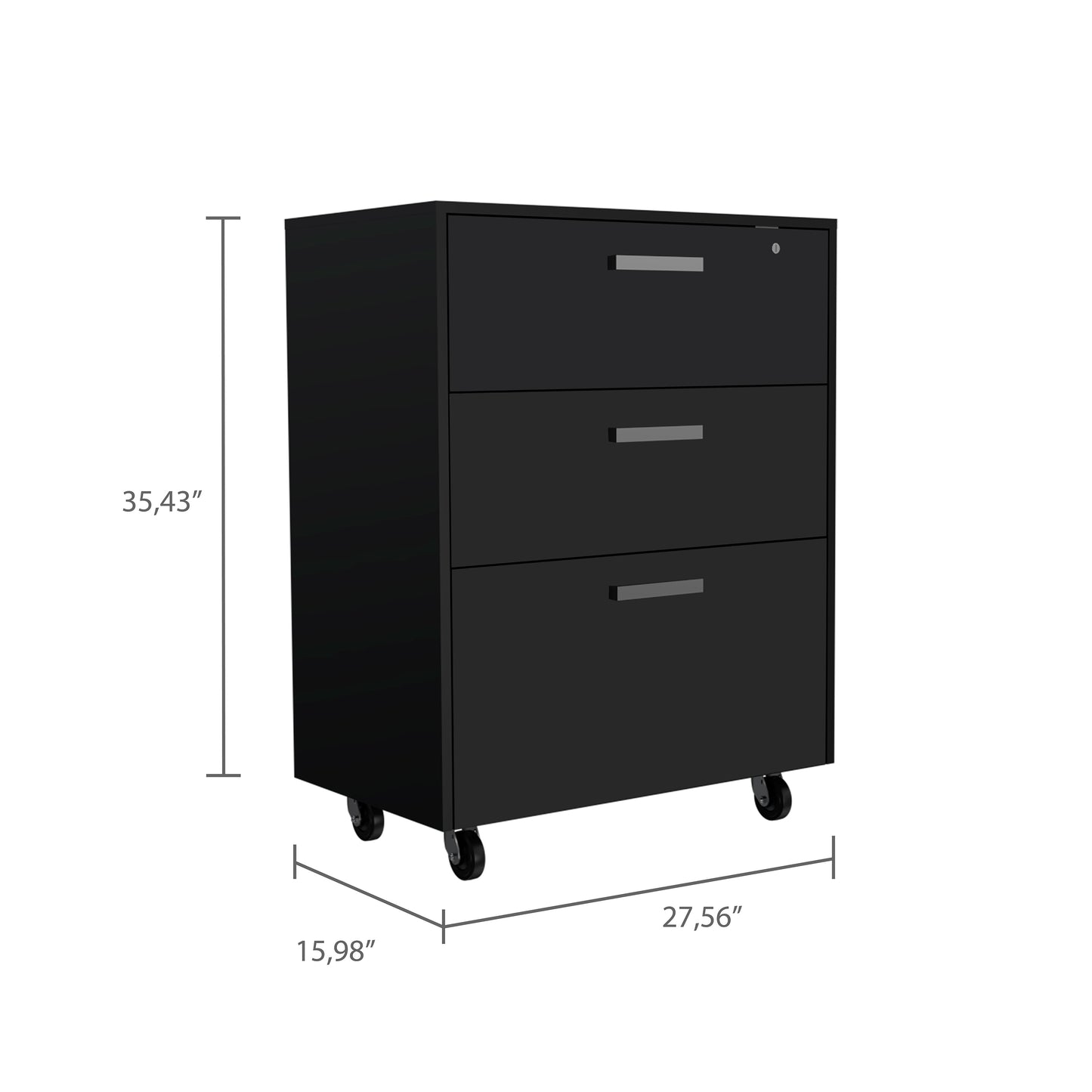 Elite Storage Cabinet - Black