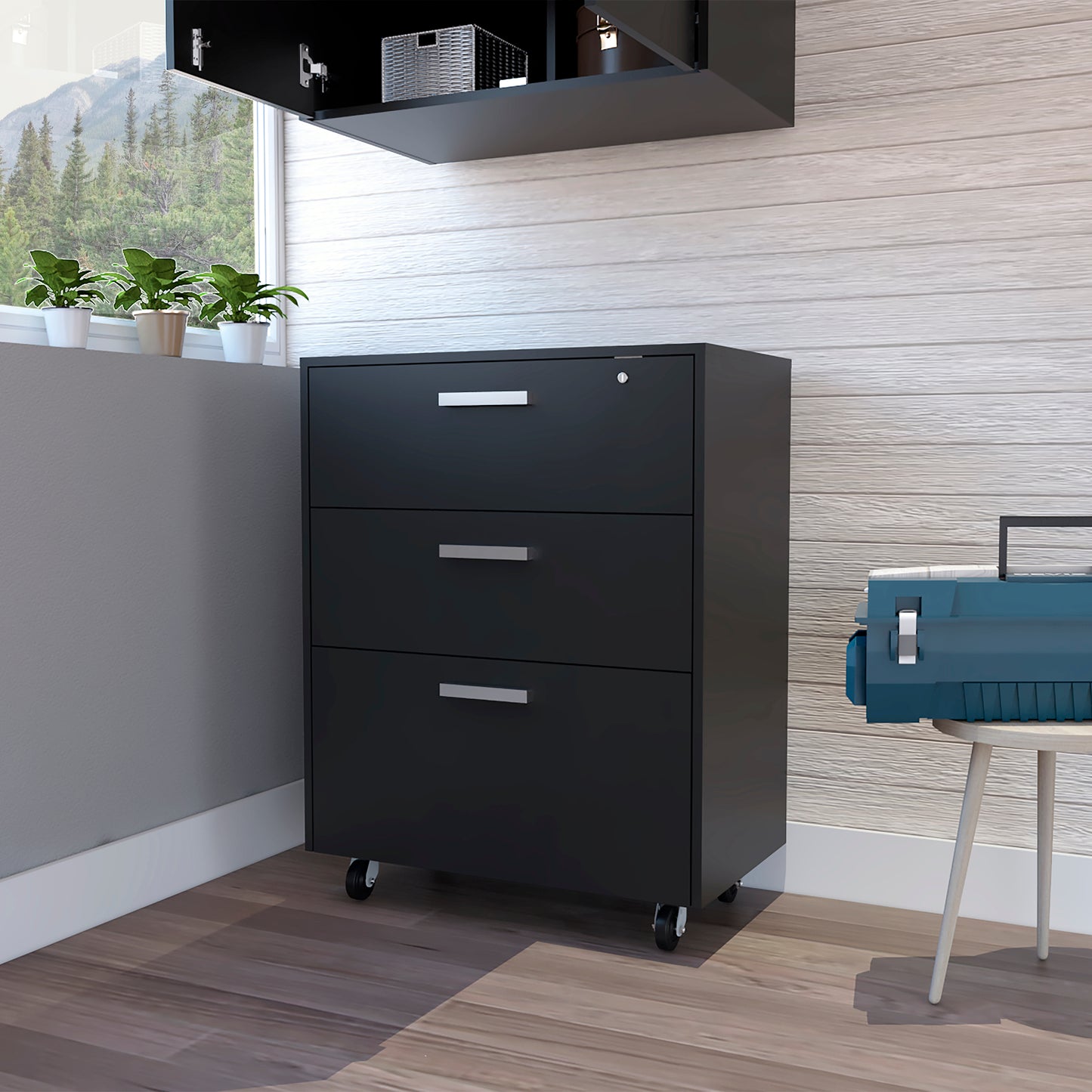 Elite Storage Cabinet - Black