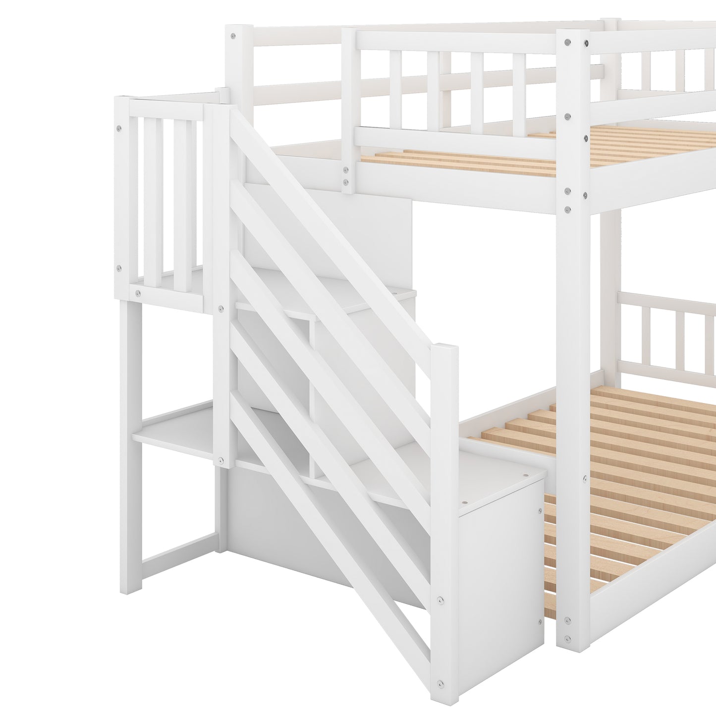 Cloud Haven Twin Loft Bed - White