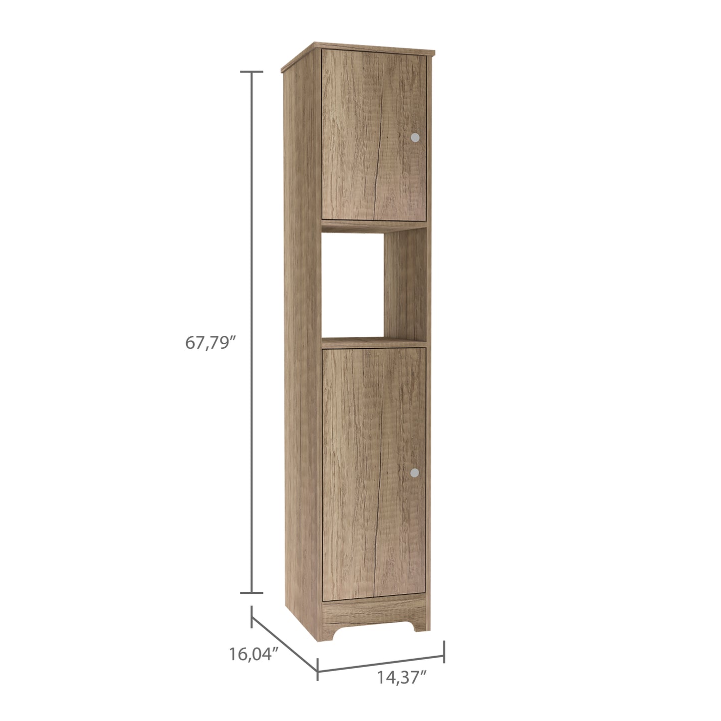 Iris Linen Cabinet - Light Oak