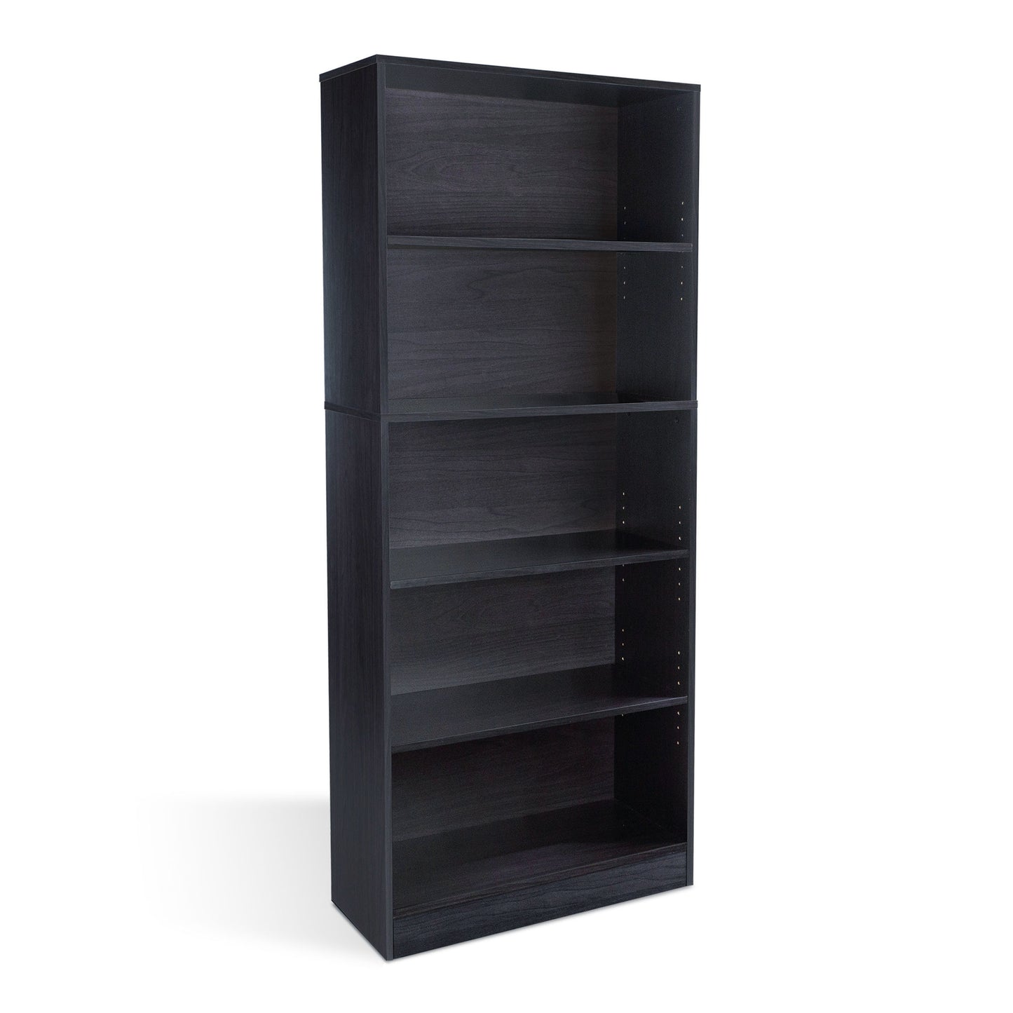 Oskar 5 Shelf Bookcase - Espresso