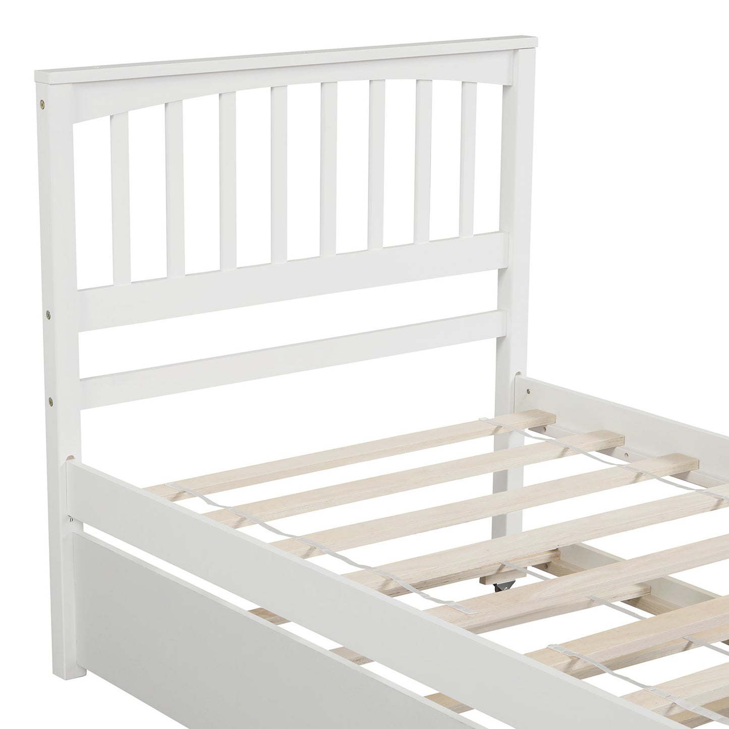 Dreamscape Twin Trundle Bed, Snow White