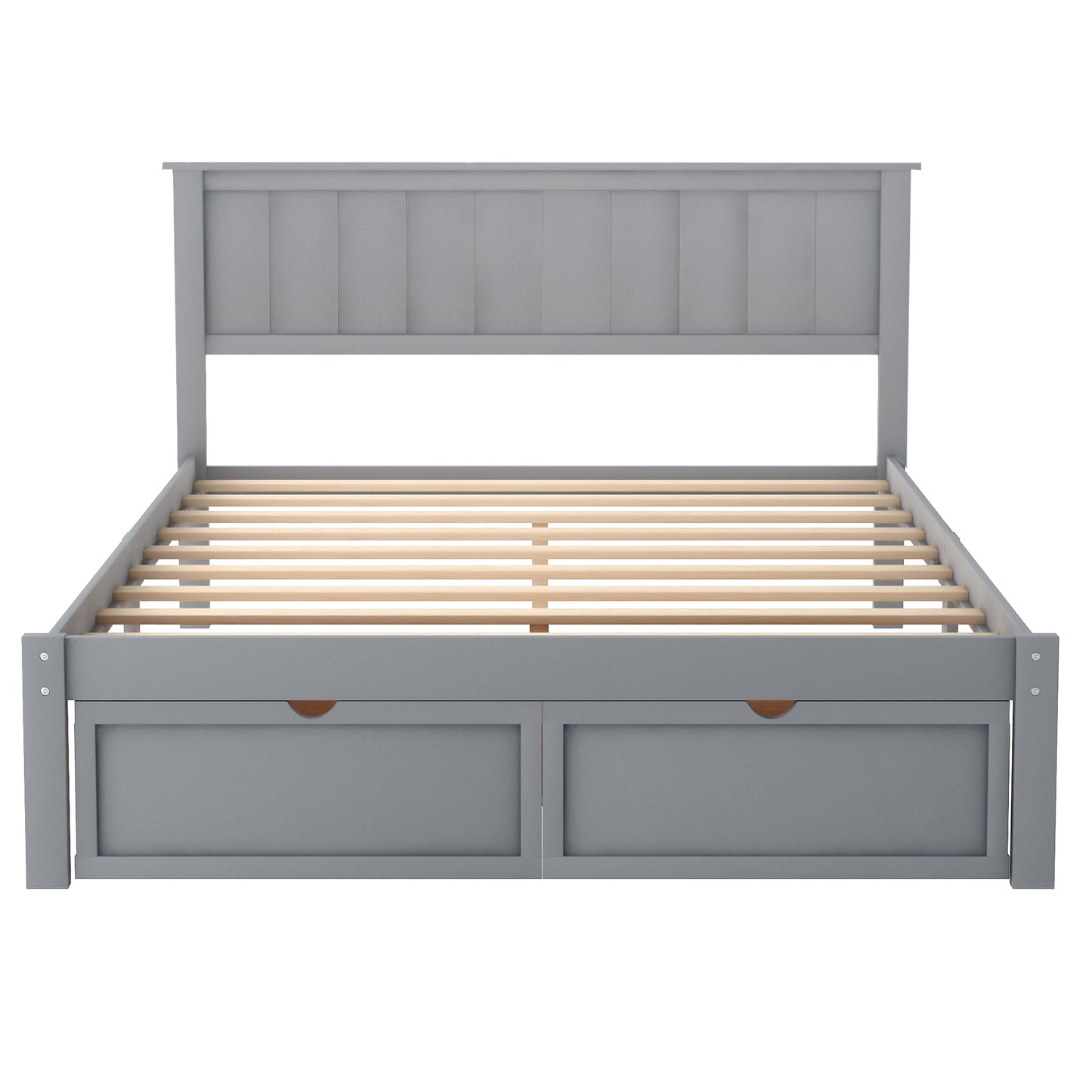 Gray Haven Platform Bed