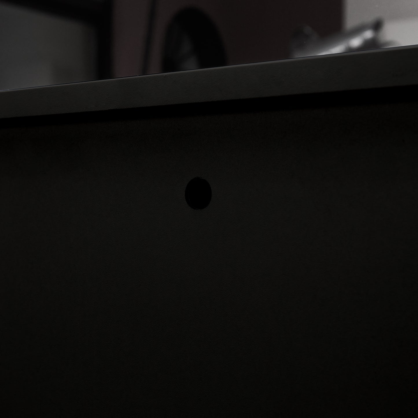 Glossy Glow Sideboard: Modern Storage Cabinet with LED Light
