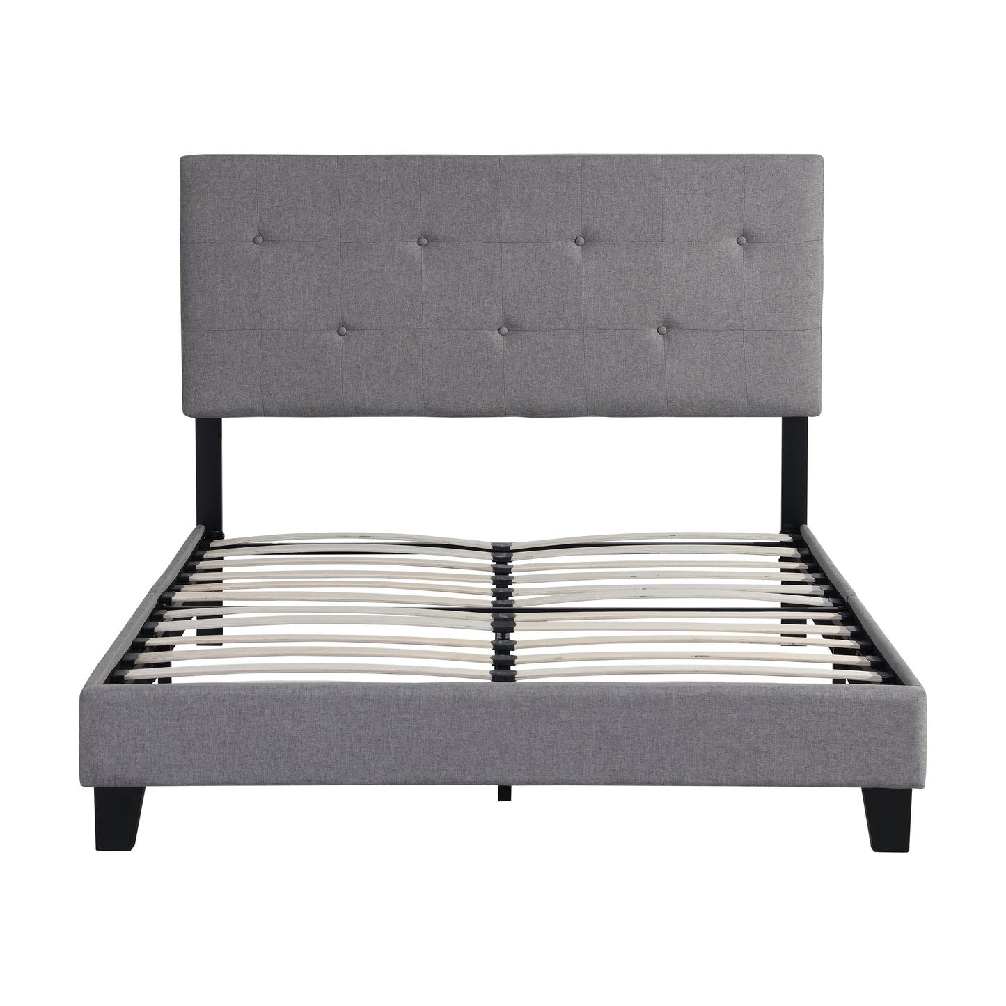 Elegant Upholstered Platform Bed