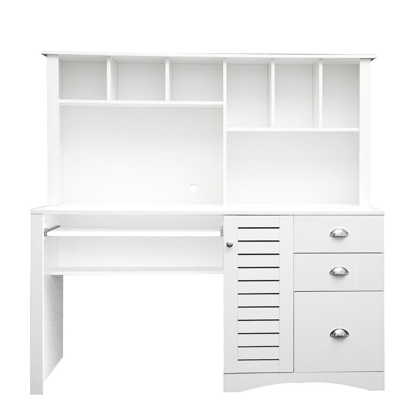 White Haven Computer Desk with Hutch