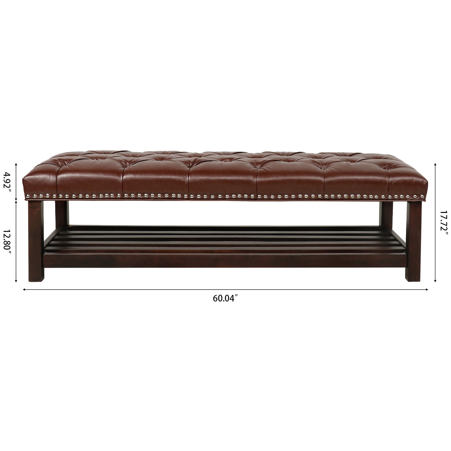 Woodland Retreat Bench - Dark Brown