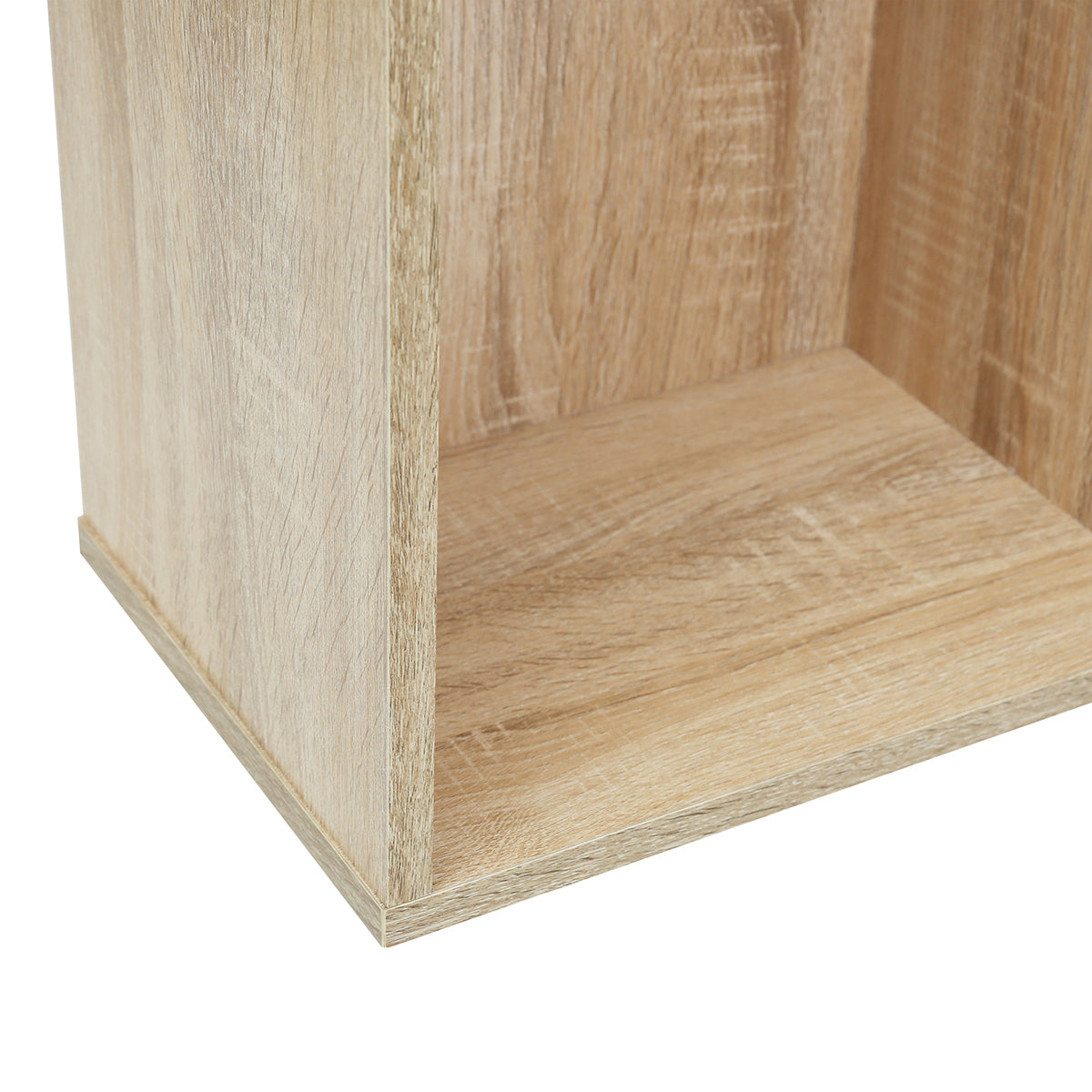 Computer desk L-shape ith shelves - OAK
